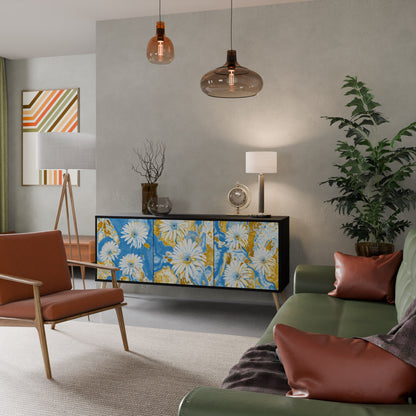 DAISY LUXE 3-dörrars skänk i svart finish
