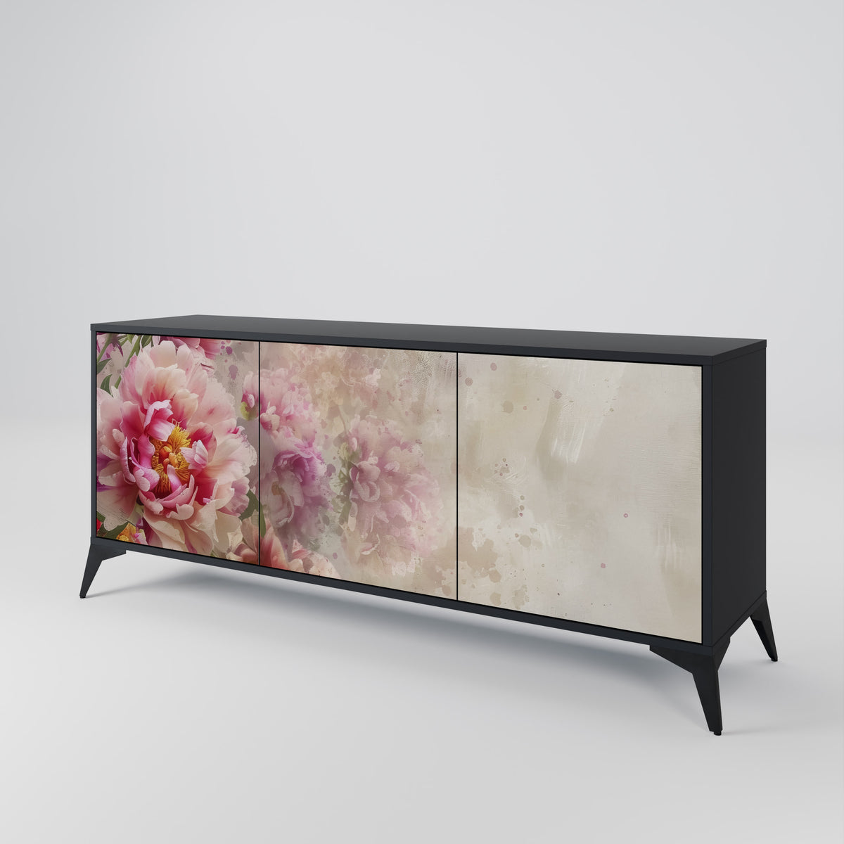 PEONY WHISPER Skänk med tre dörrar