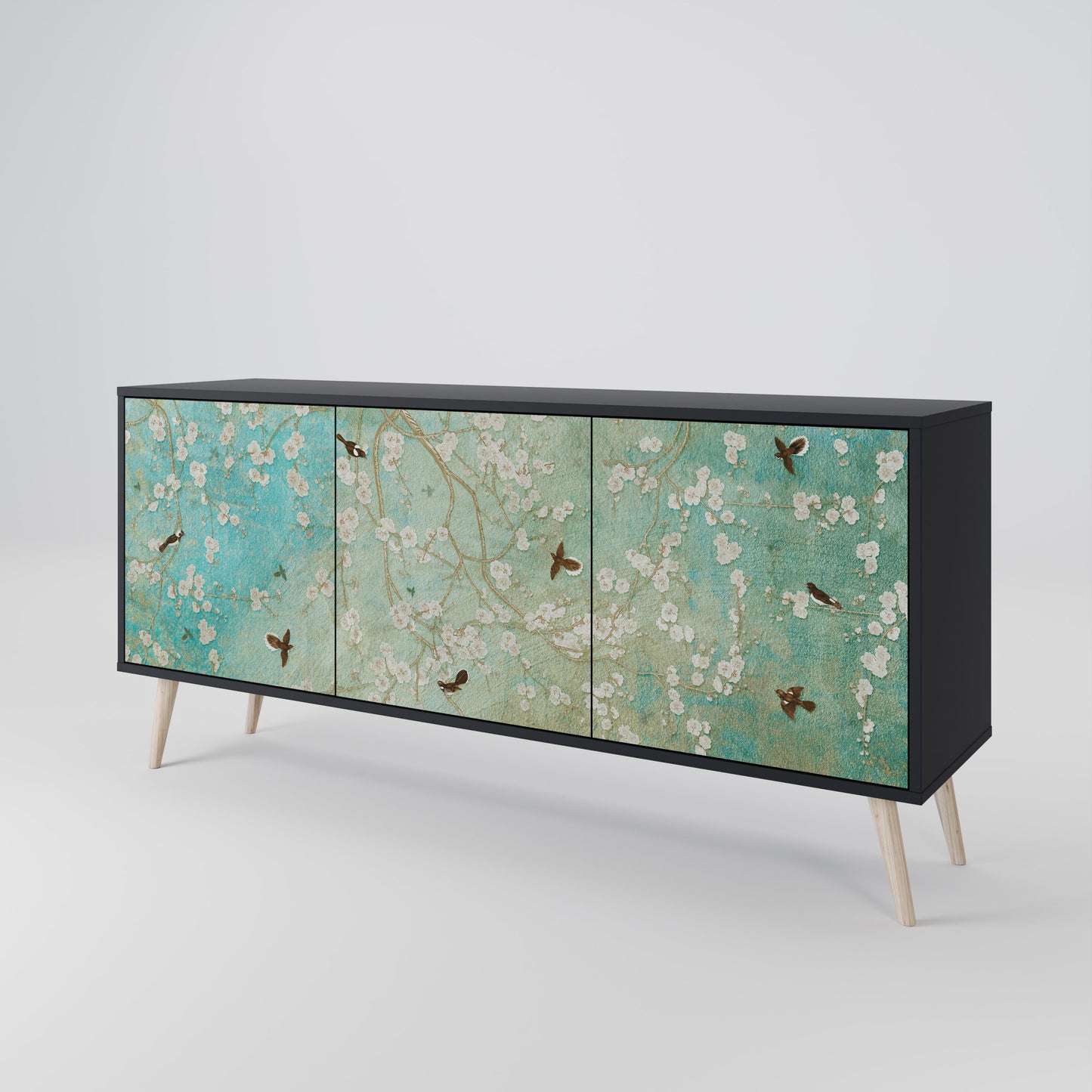 BLOOMING CHARM 3-Door Sideboard