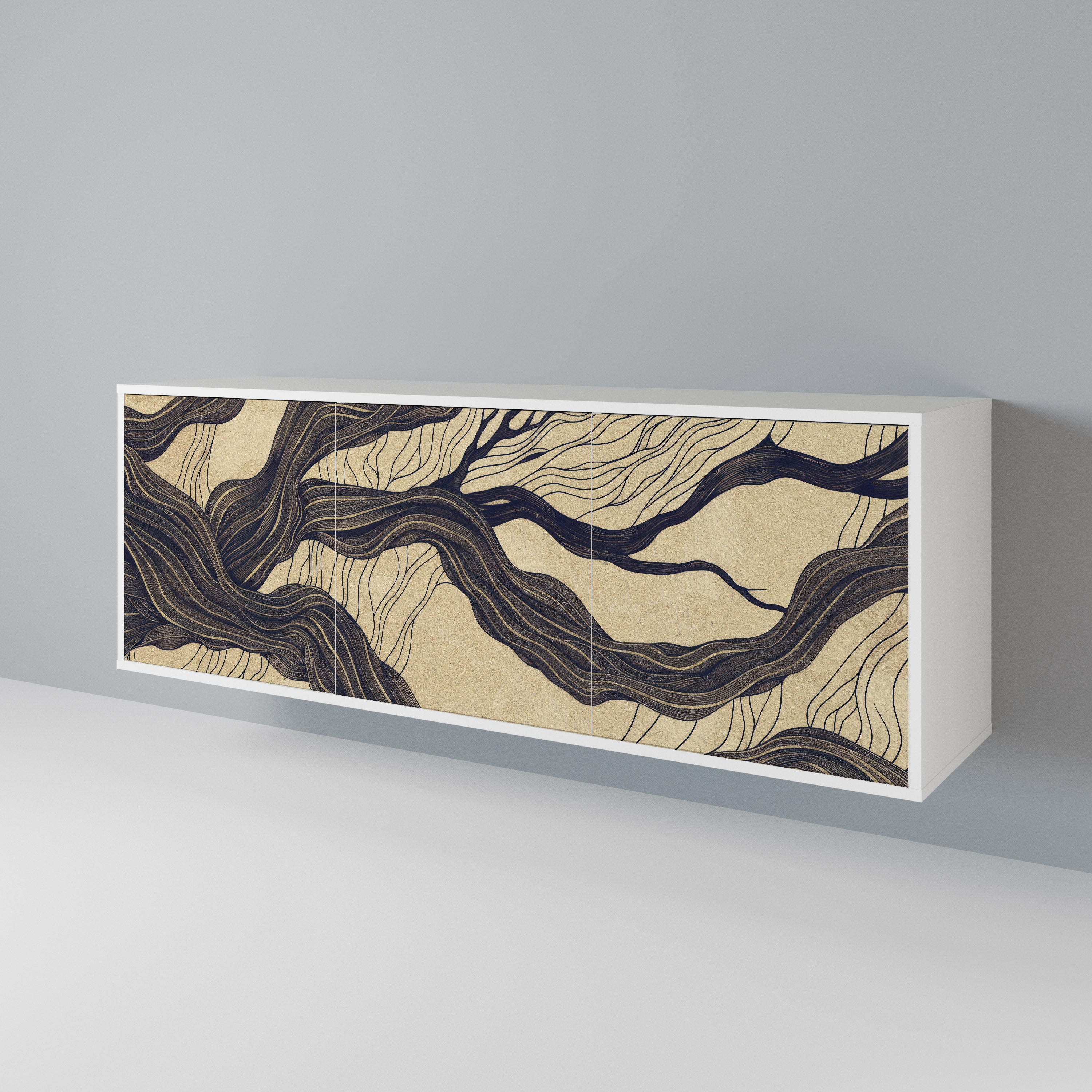 UNIFIED FRAGMENTS 3-Door Sideboard