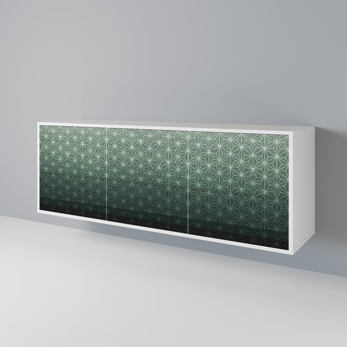 ORNAMENTAL GLIMMER Skänk med tre dörrar