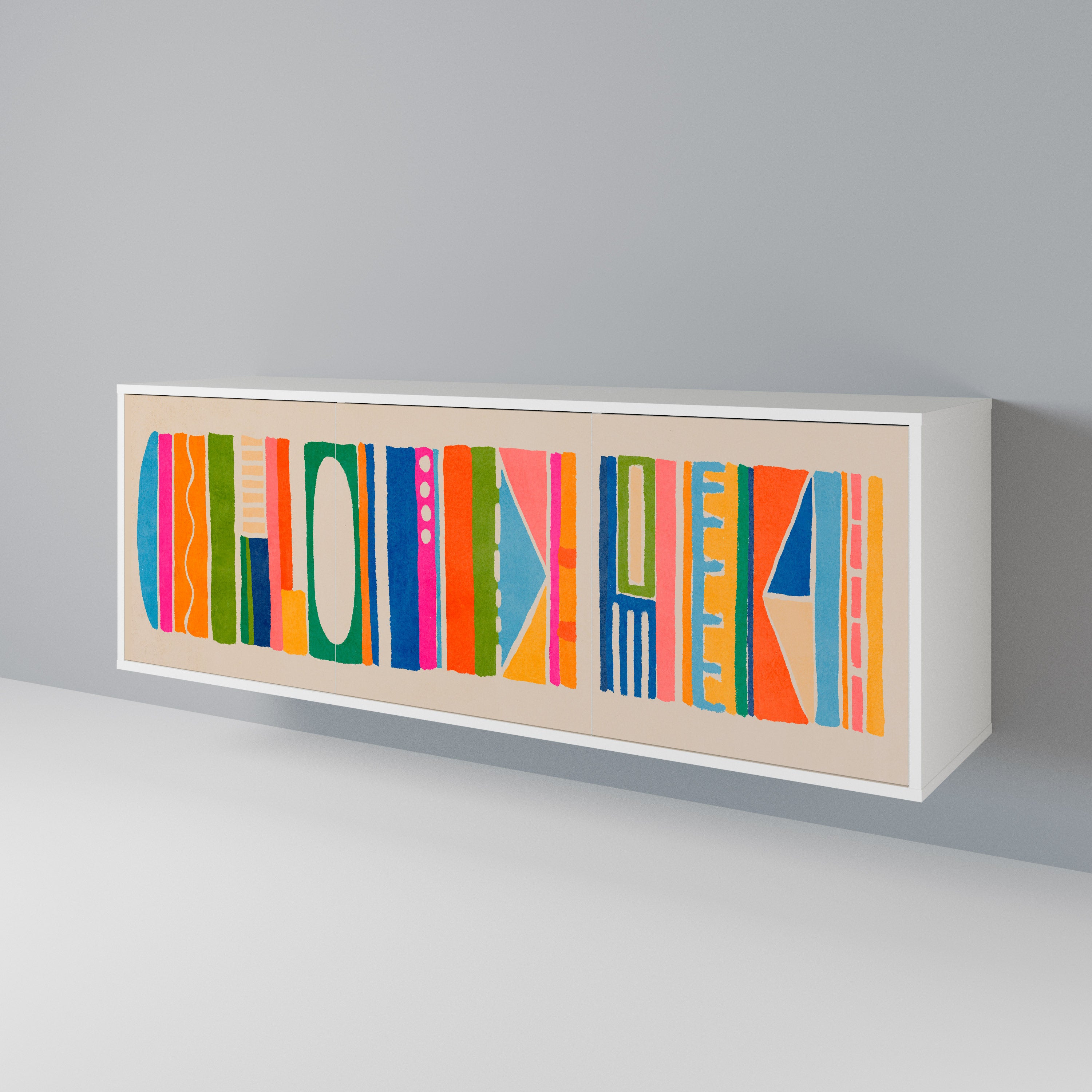 GEOMETRIC SHINE 3-Door Sideboard