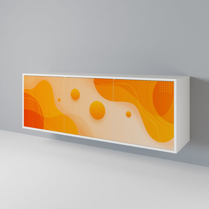 ORANGE ARRANGEMENT Skänk med tre dörrar