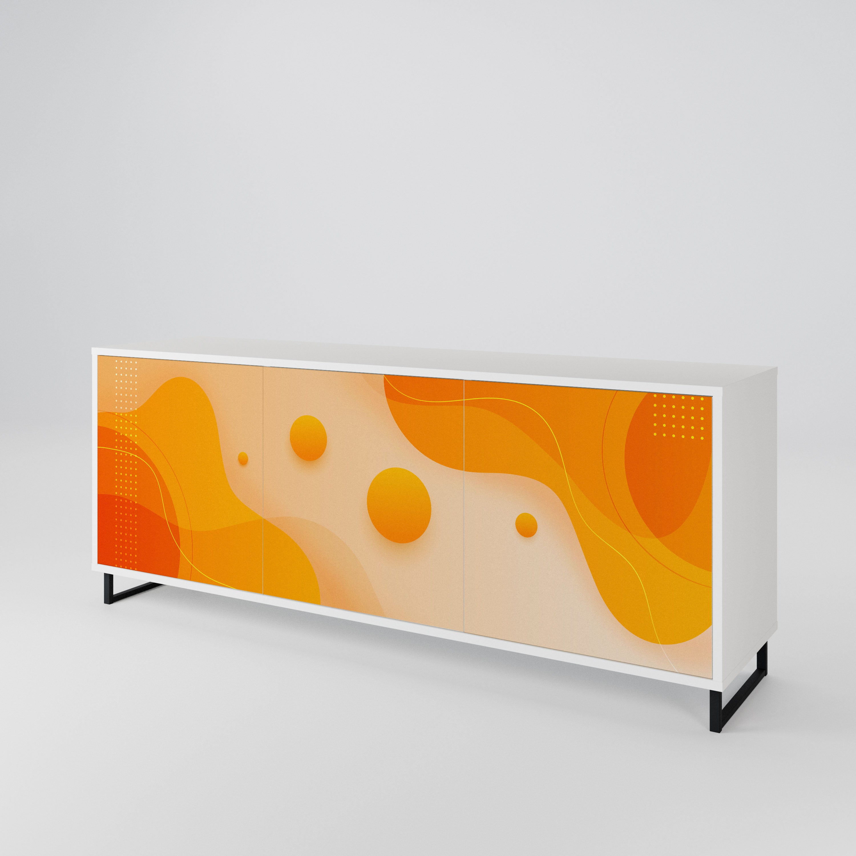 ORANGE ARRANGEMENT 3-Door Sideboard