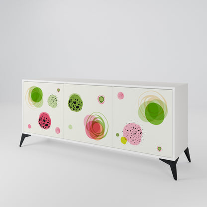 COLORFUL COSMOS Skänk med tre dörrar