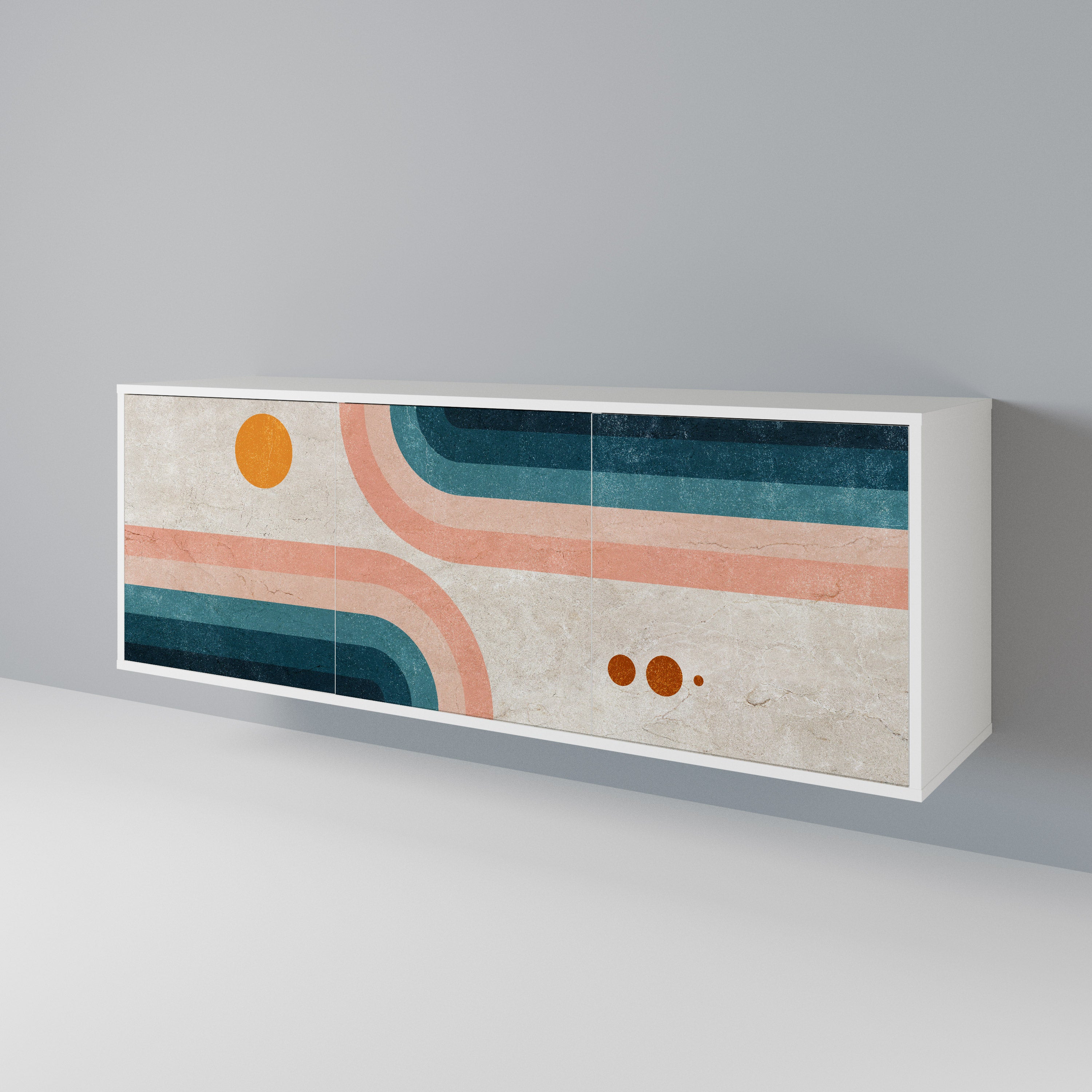 TWO HALVES 3-Door Sideboard