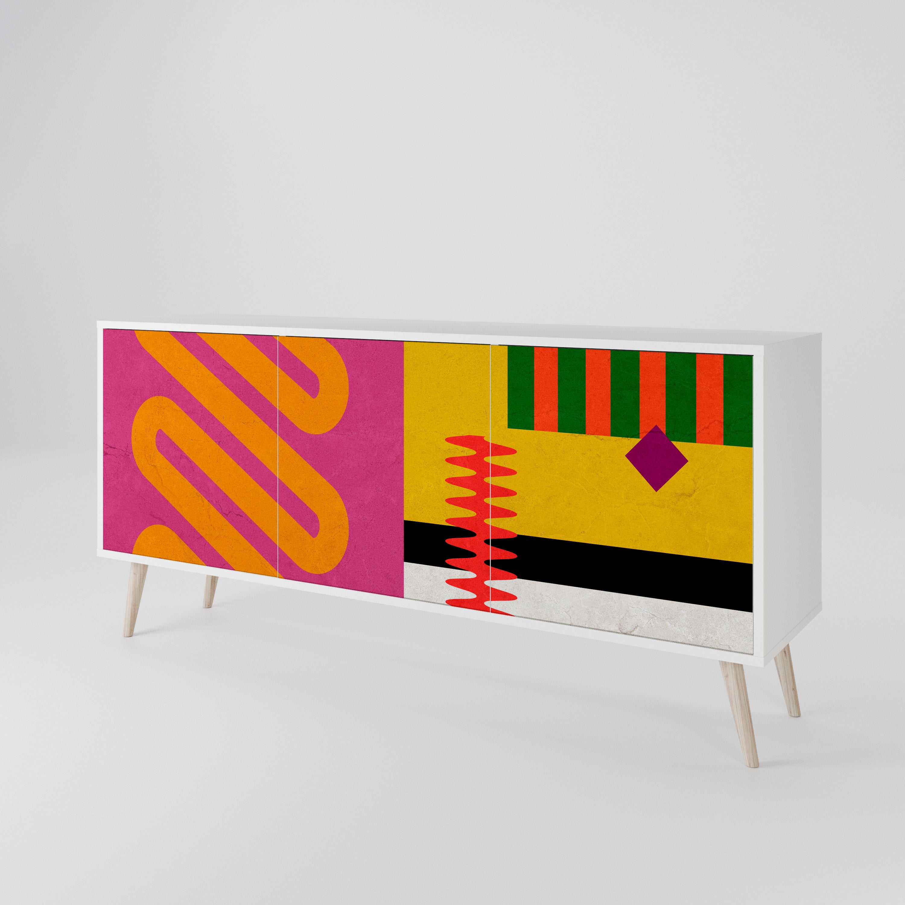 VIVID ART Skänk med tre dörrar