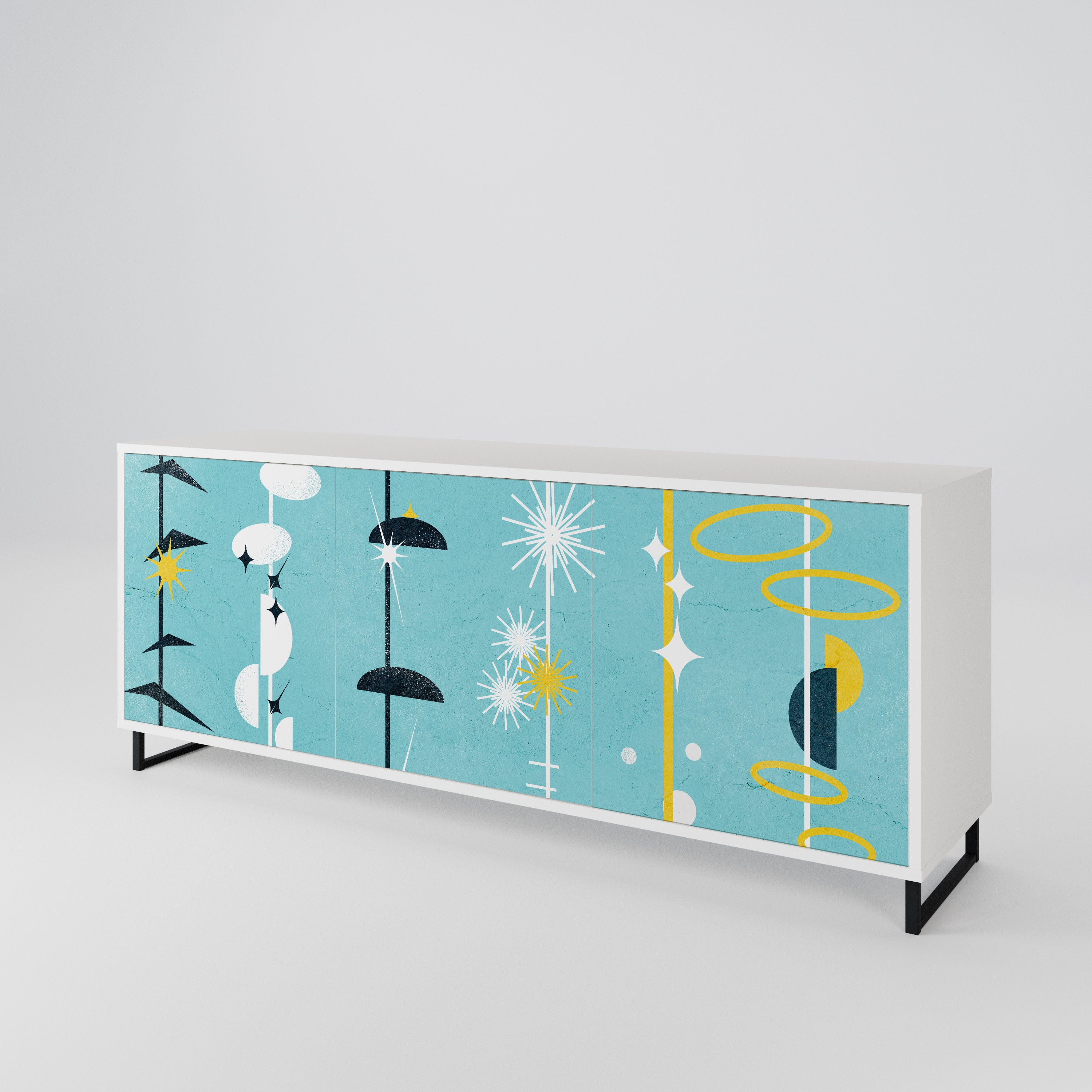 PATHS TO HAPPINESS 3-Door Sideboard