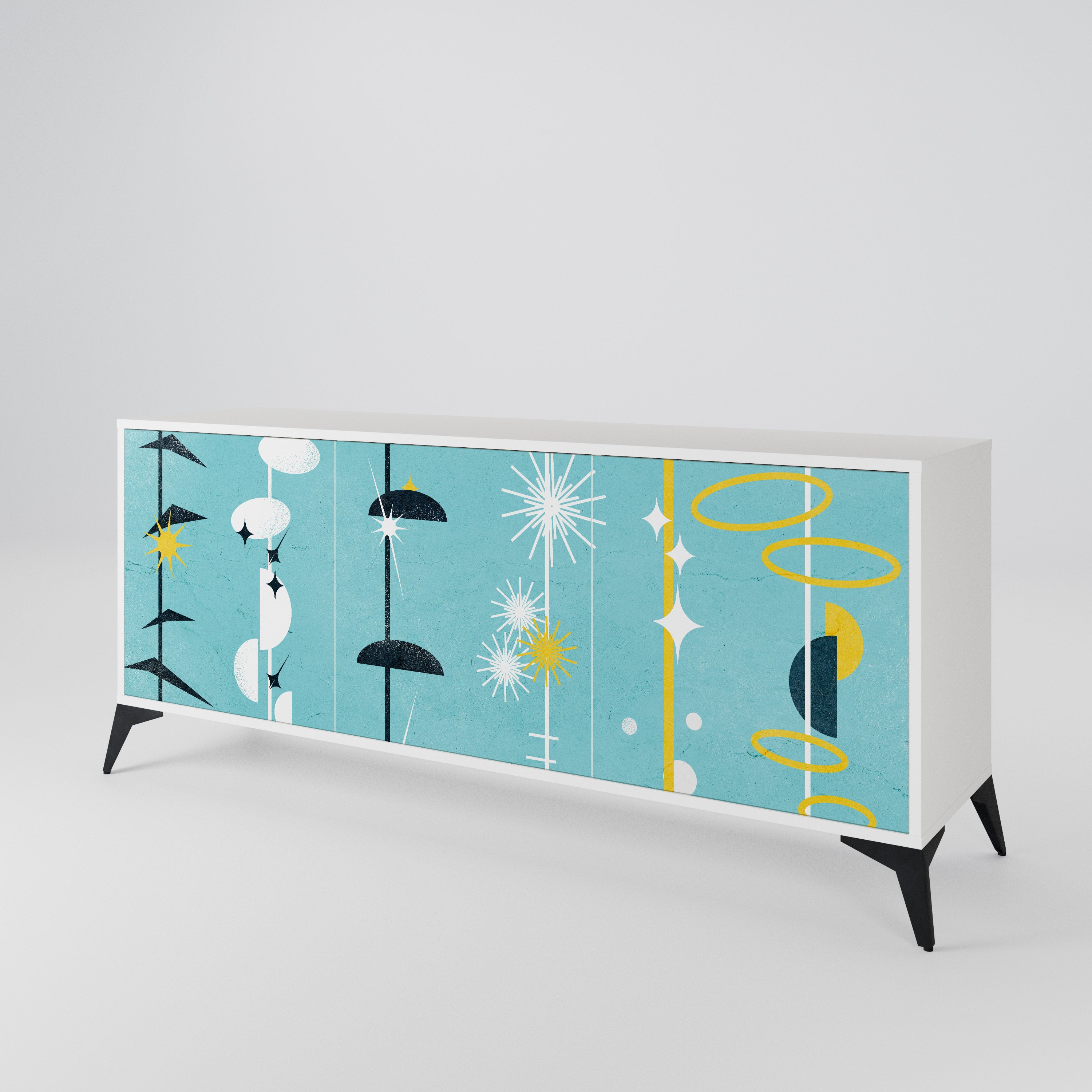 PATHS TO HAPPINESS 3-Door Sideboard