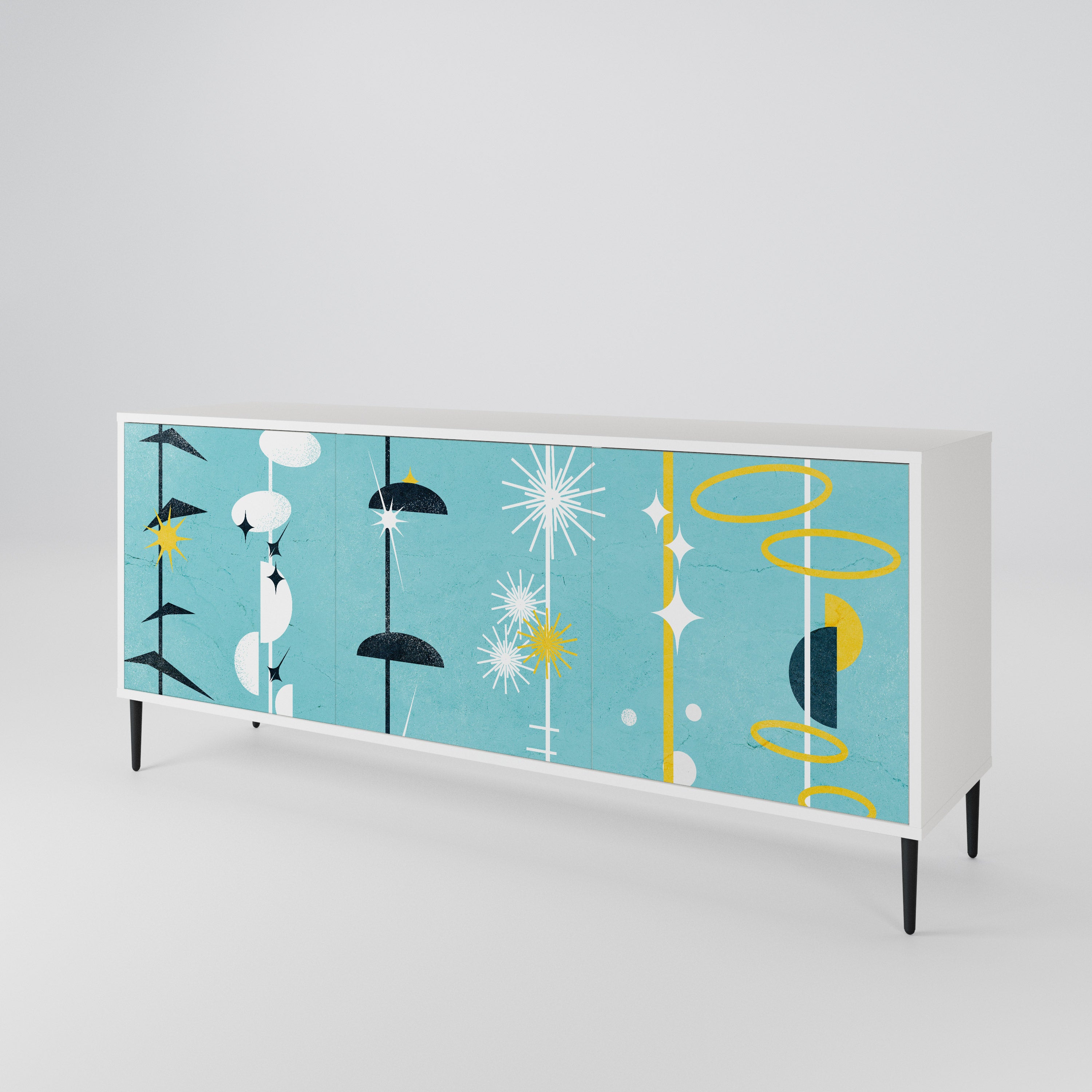 PATHS TO HAPPINESS 3-Door Sideboard