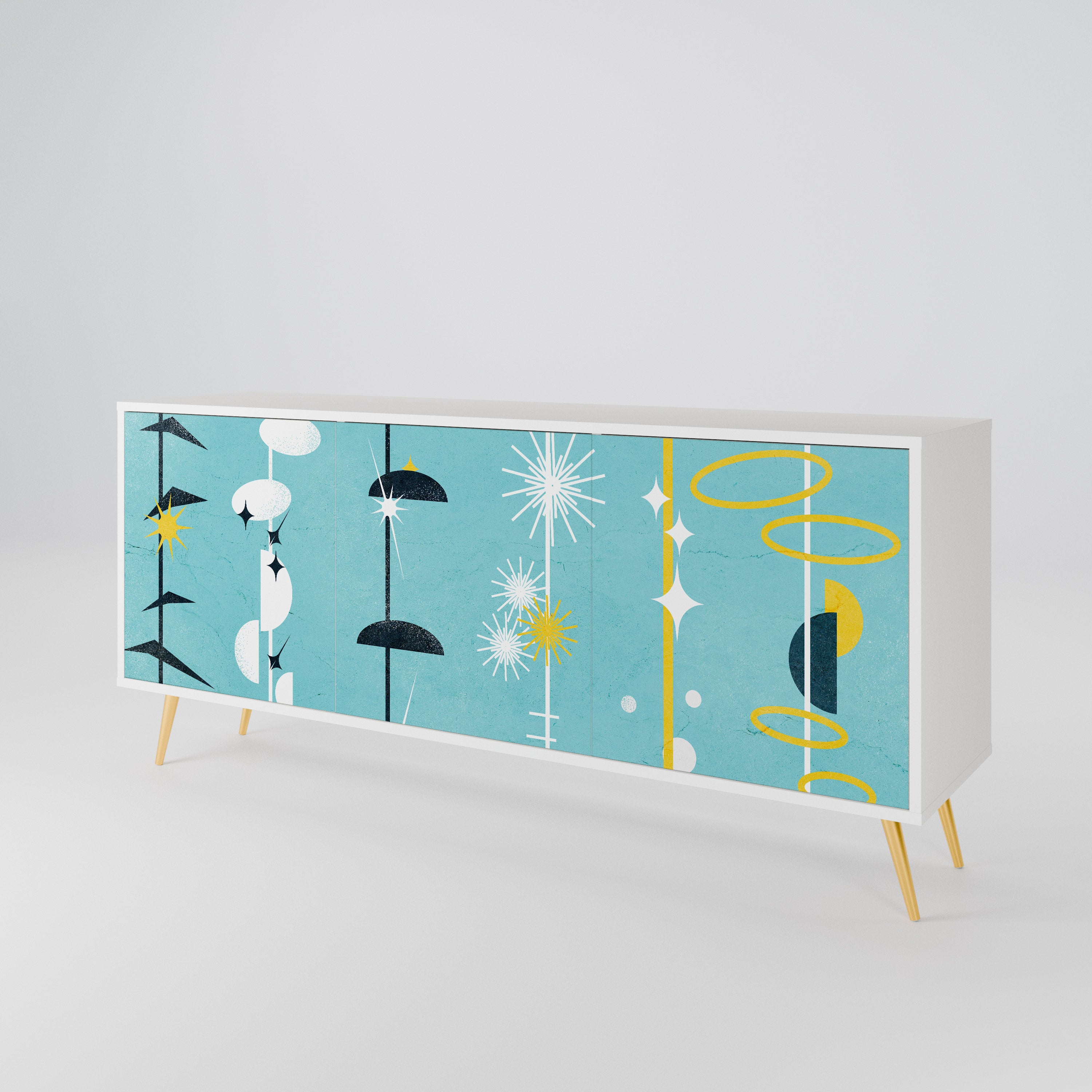 PATHS TO HAPPINESS 3-Door Sideboard