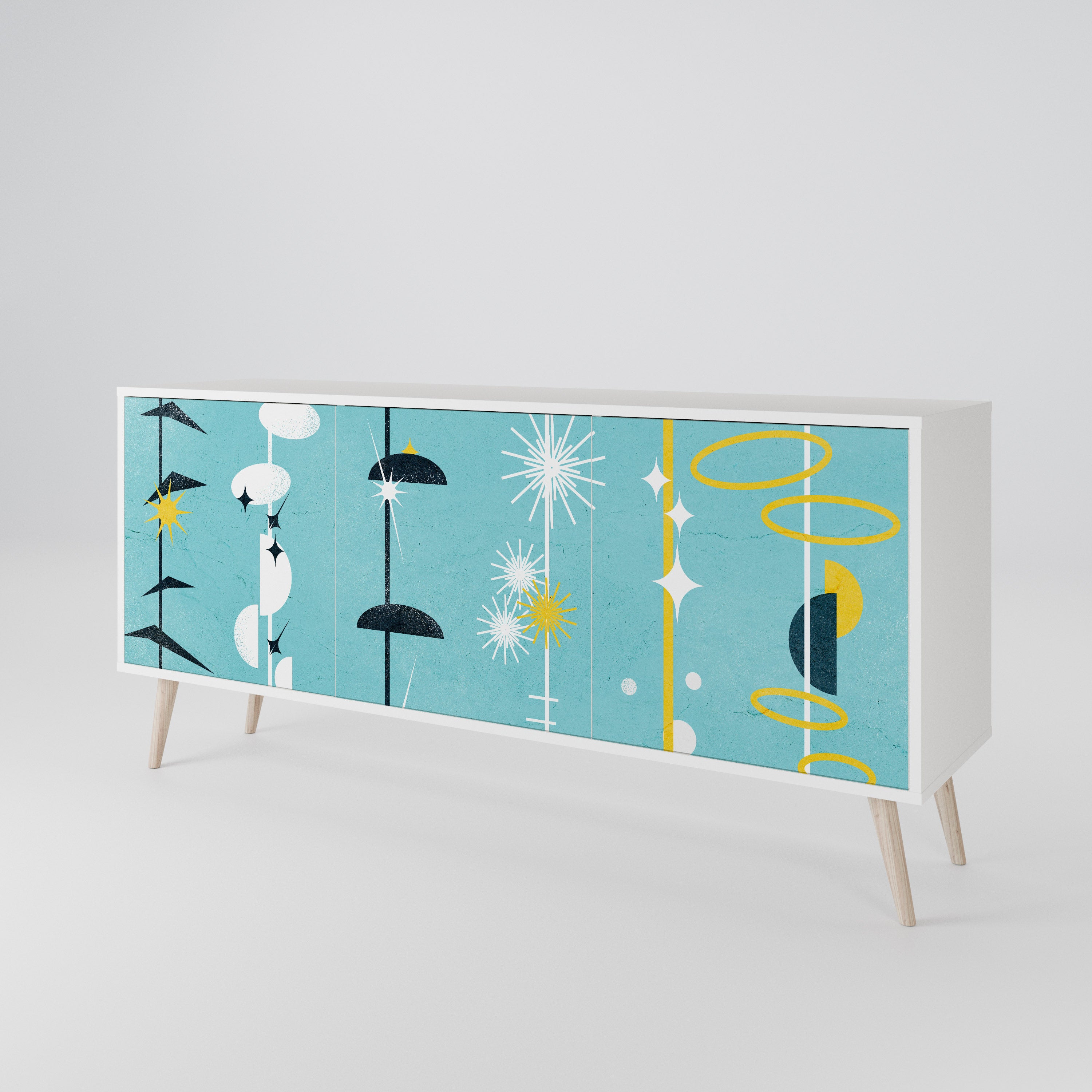 PATHS TO HAPPINESS 3-Door Sideboard