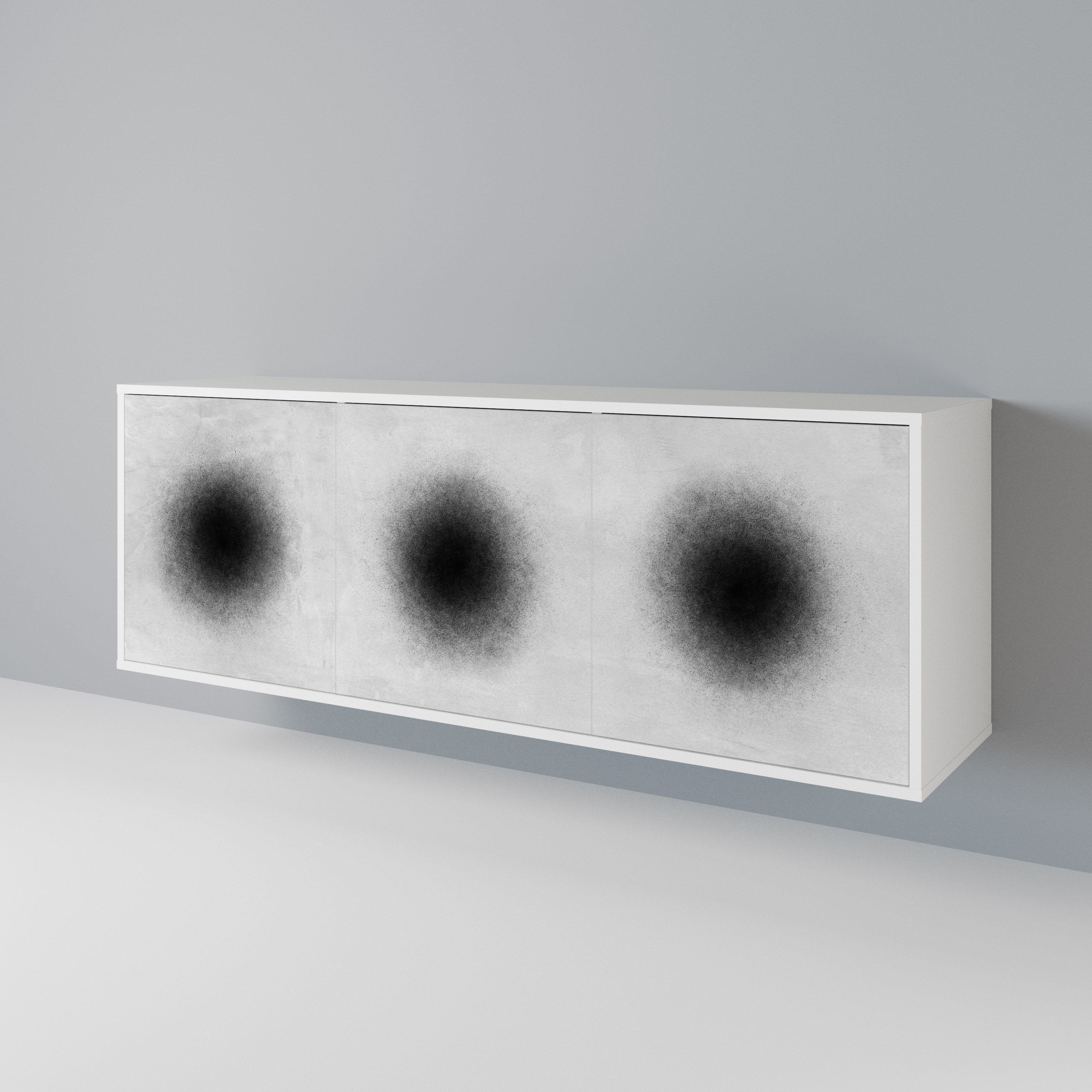 BLACK HOLE 3-Door Sideboard