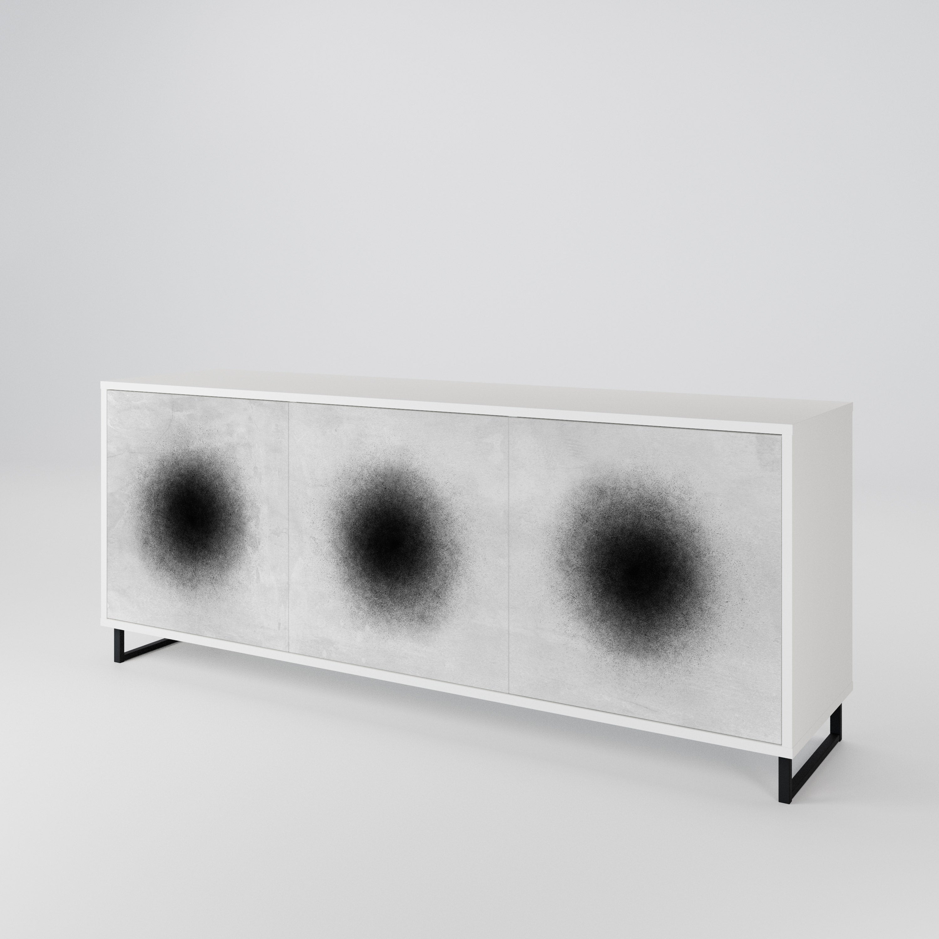 BLACK HOLE 3-Door Sideboard