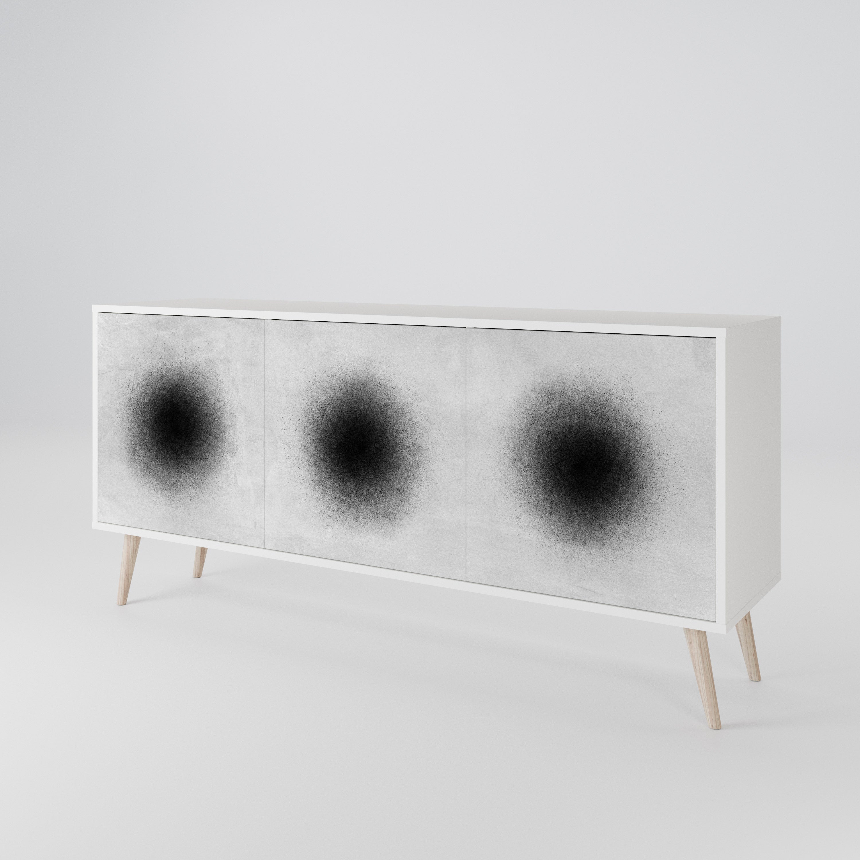 BLACK HOLE 3-Door Sideboard