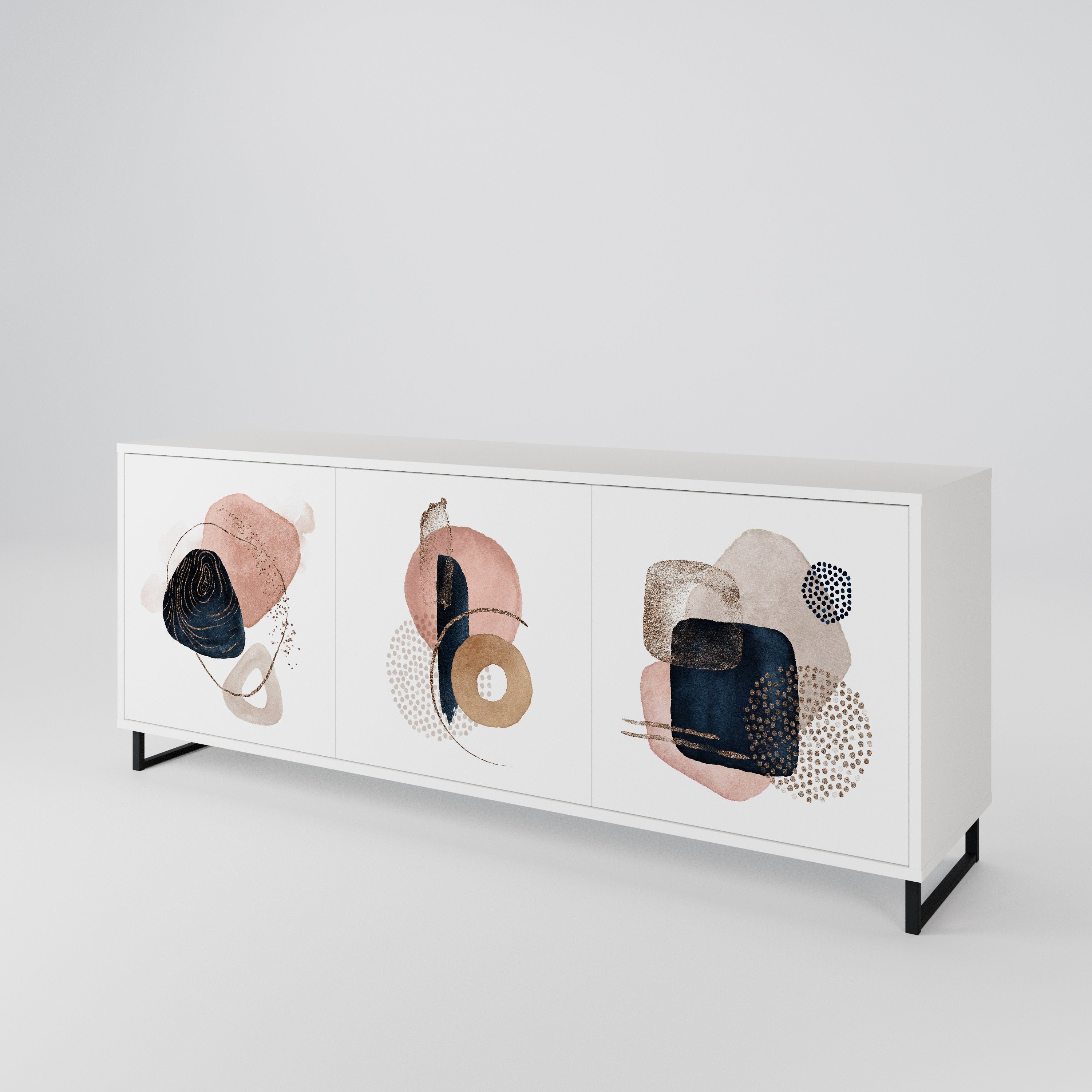 COLORFUL SHAPES 3-Door Sideboard
