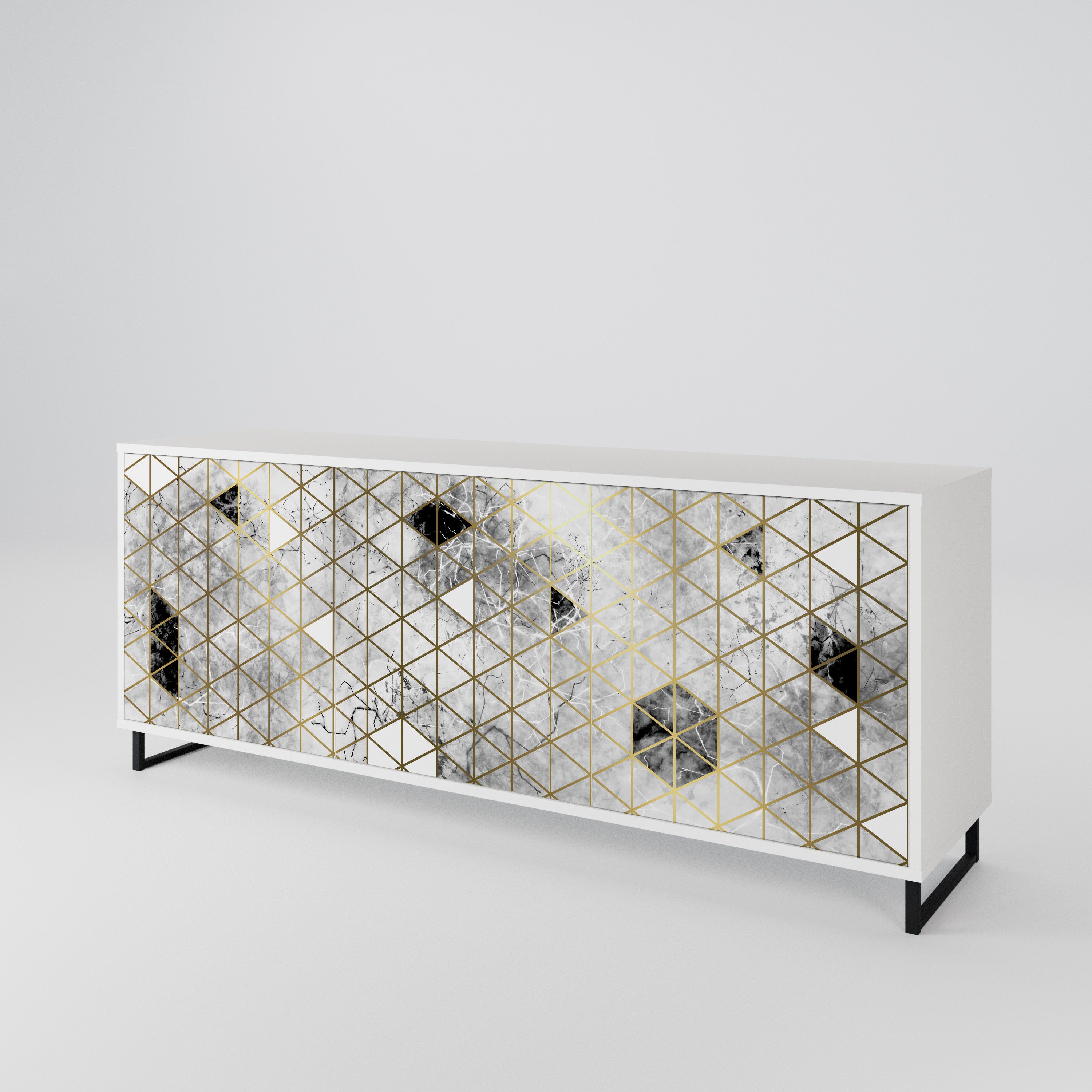 ASHEN ARIA 3-Door Sideboard