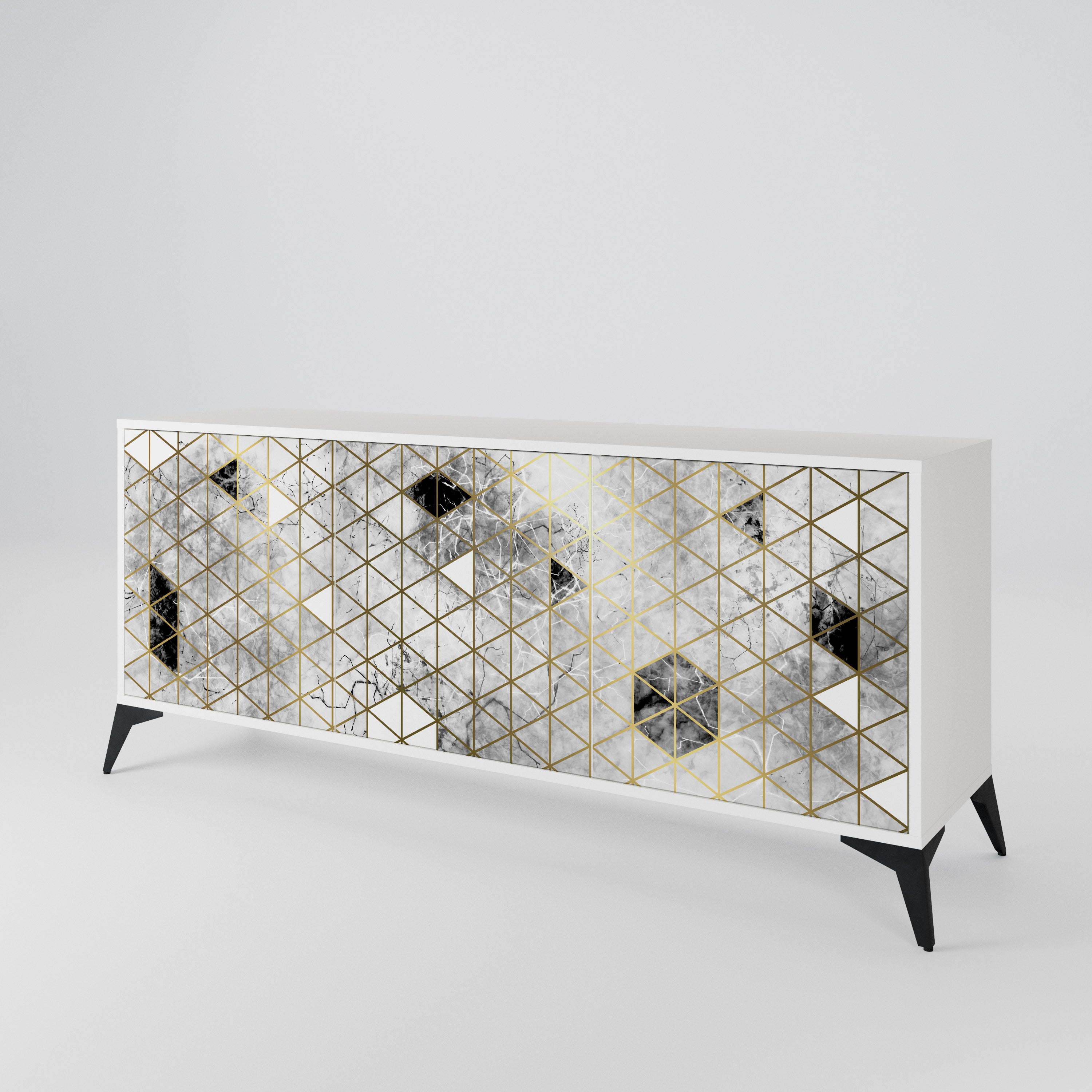 ASHEN ARIA 3-Door Sideboard