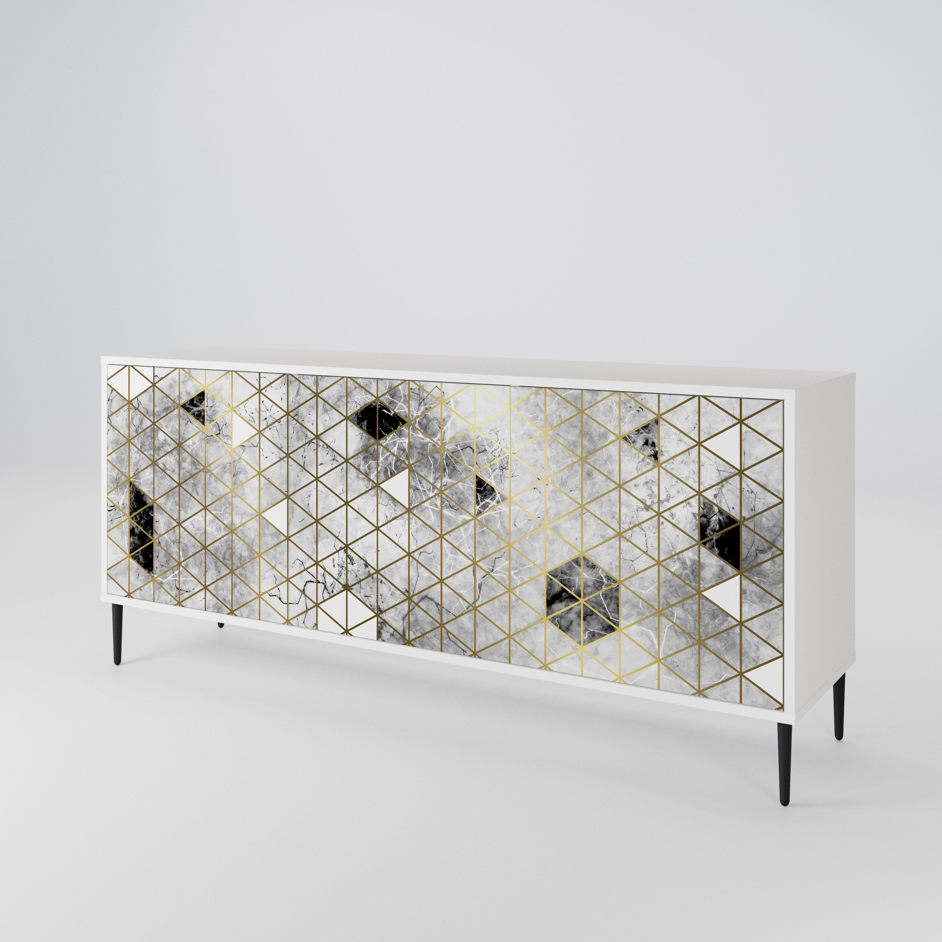 ASHEN ARIA 3-Door Sideboard