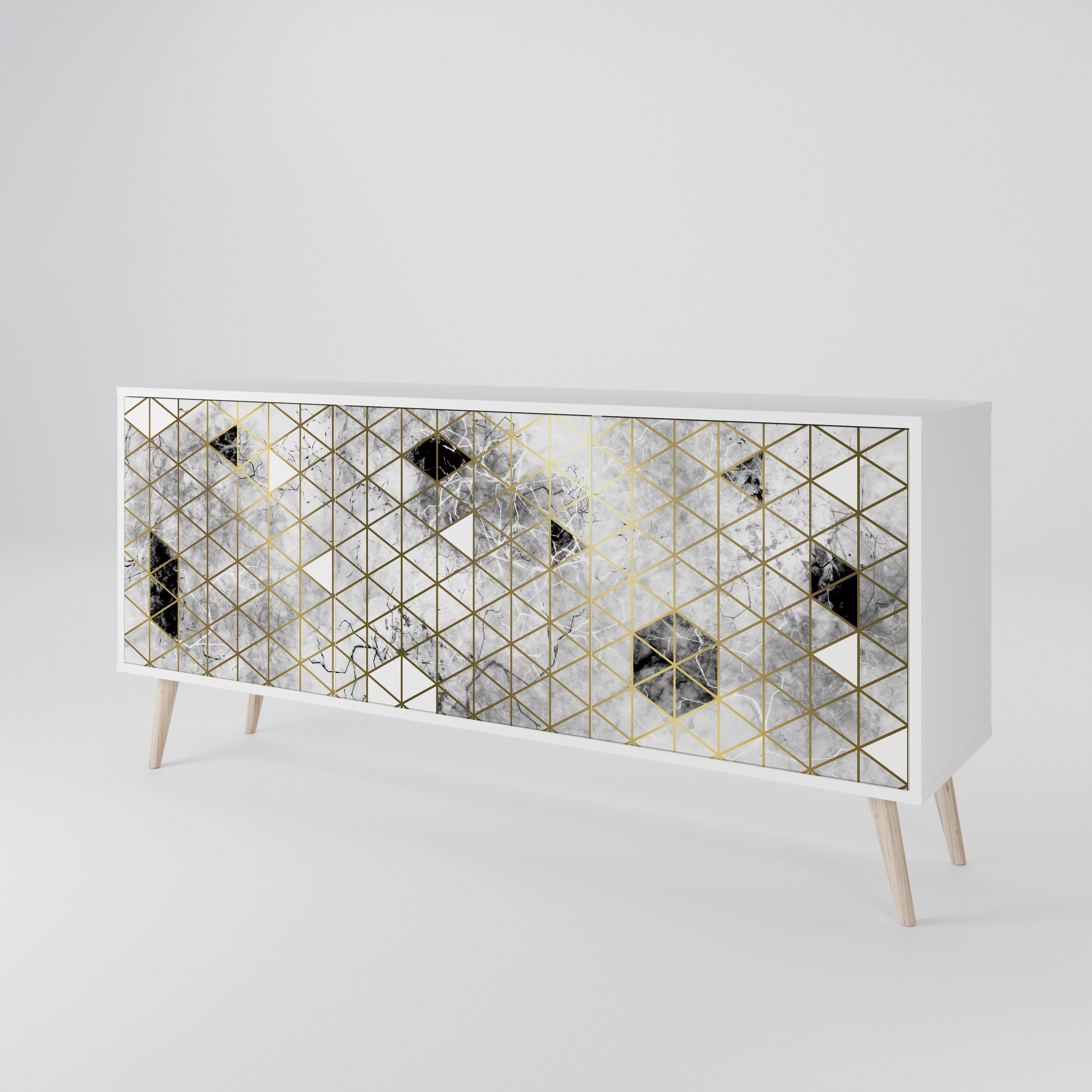 ASHEN ARIA 3-Door Sideboard