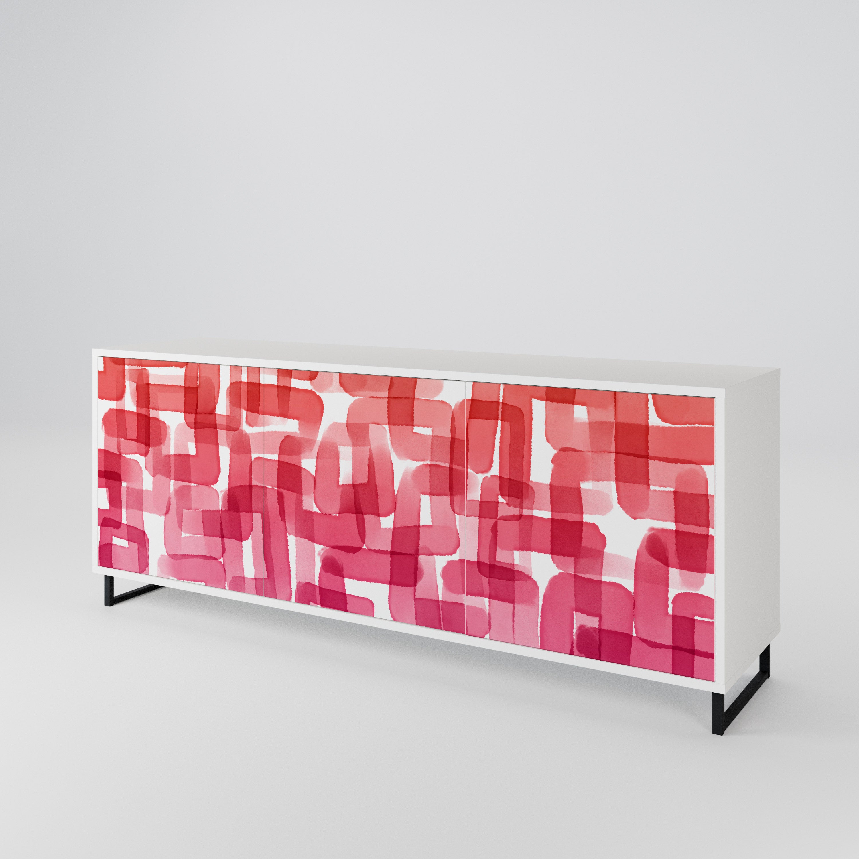 KALEIDOSCOPIC CUBISM 3-Door Sideboard