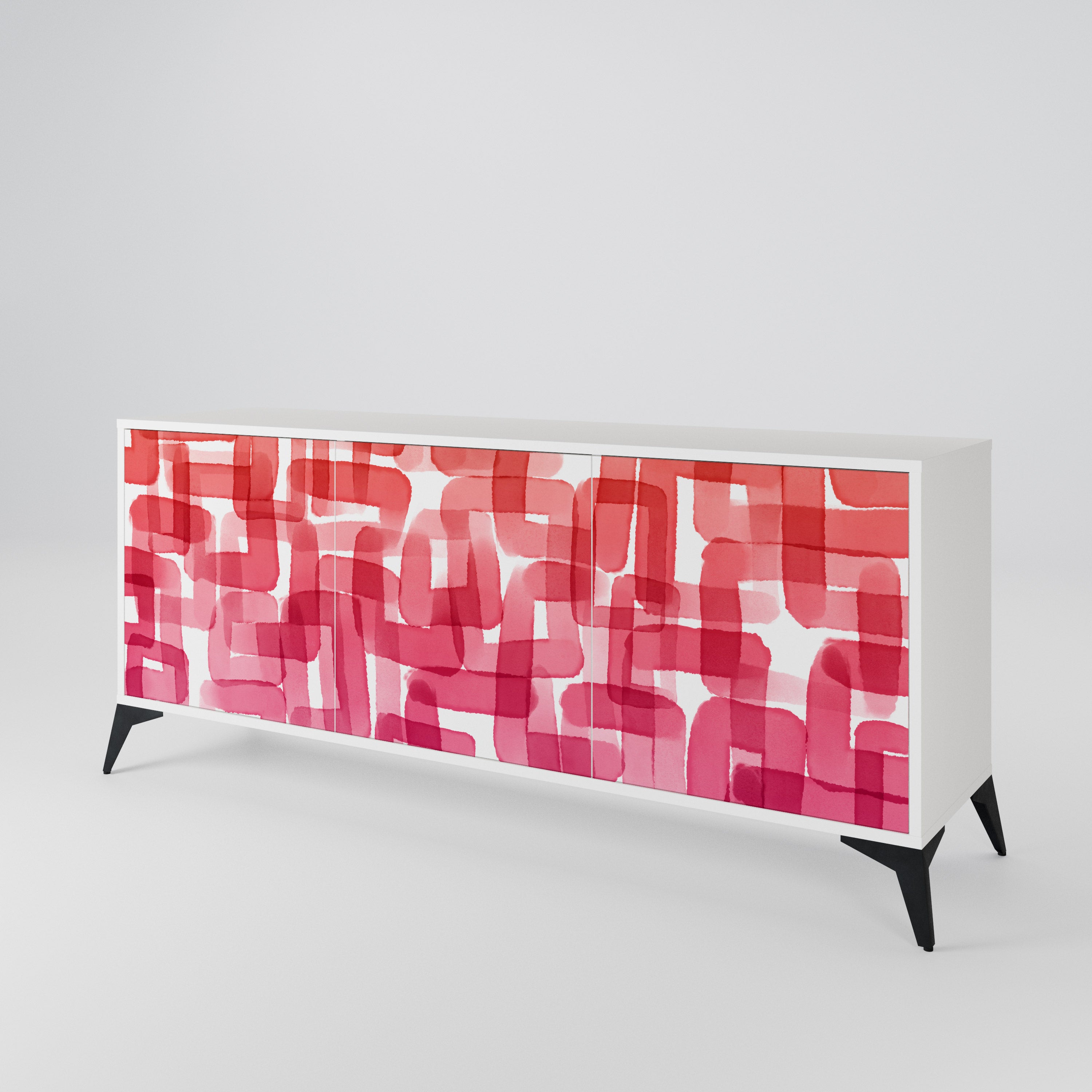 KALEIDOSCOPIC CUBISM 3-Door Sideboard