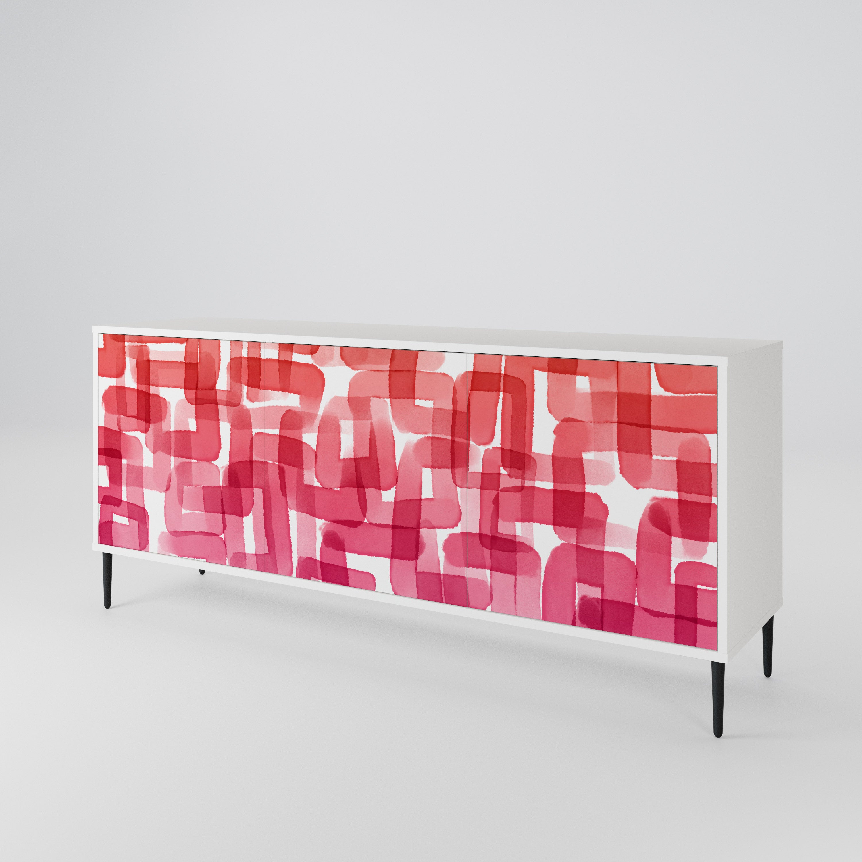 KALEIDOSCOPIC CUBISM 3-Door Sideboard