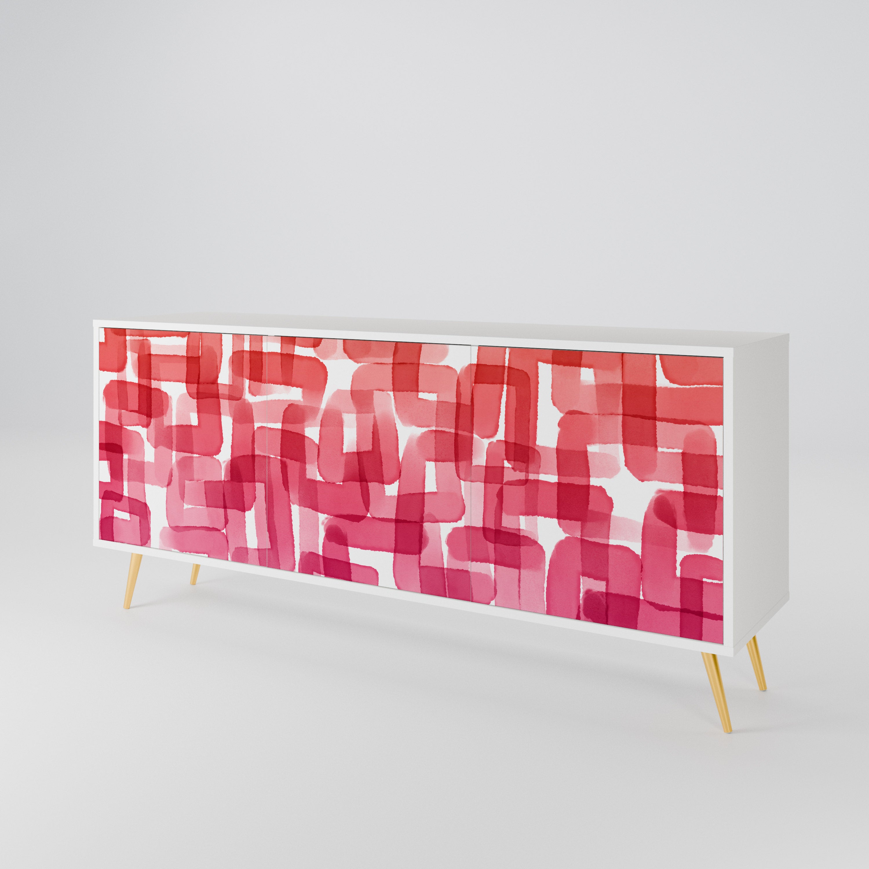 KALEIDOSCOPIC CUBISM 3-Door Sideboard