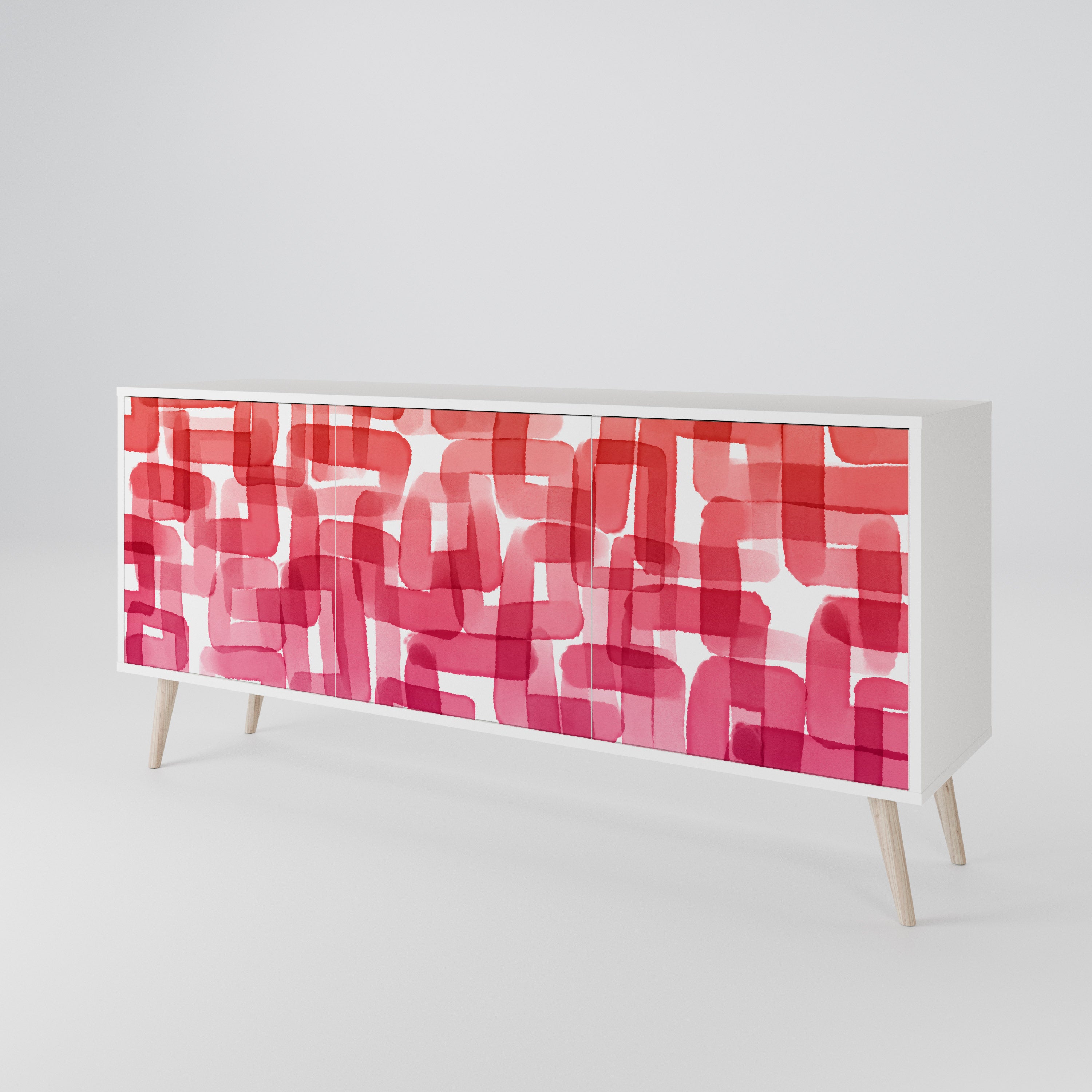 KALEIDOSCOPIC CUBISM 3-Door Sideboard