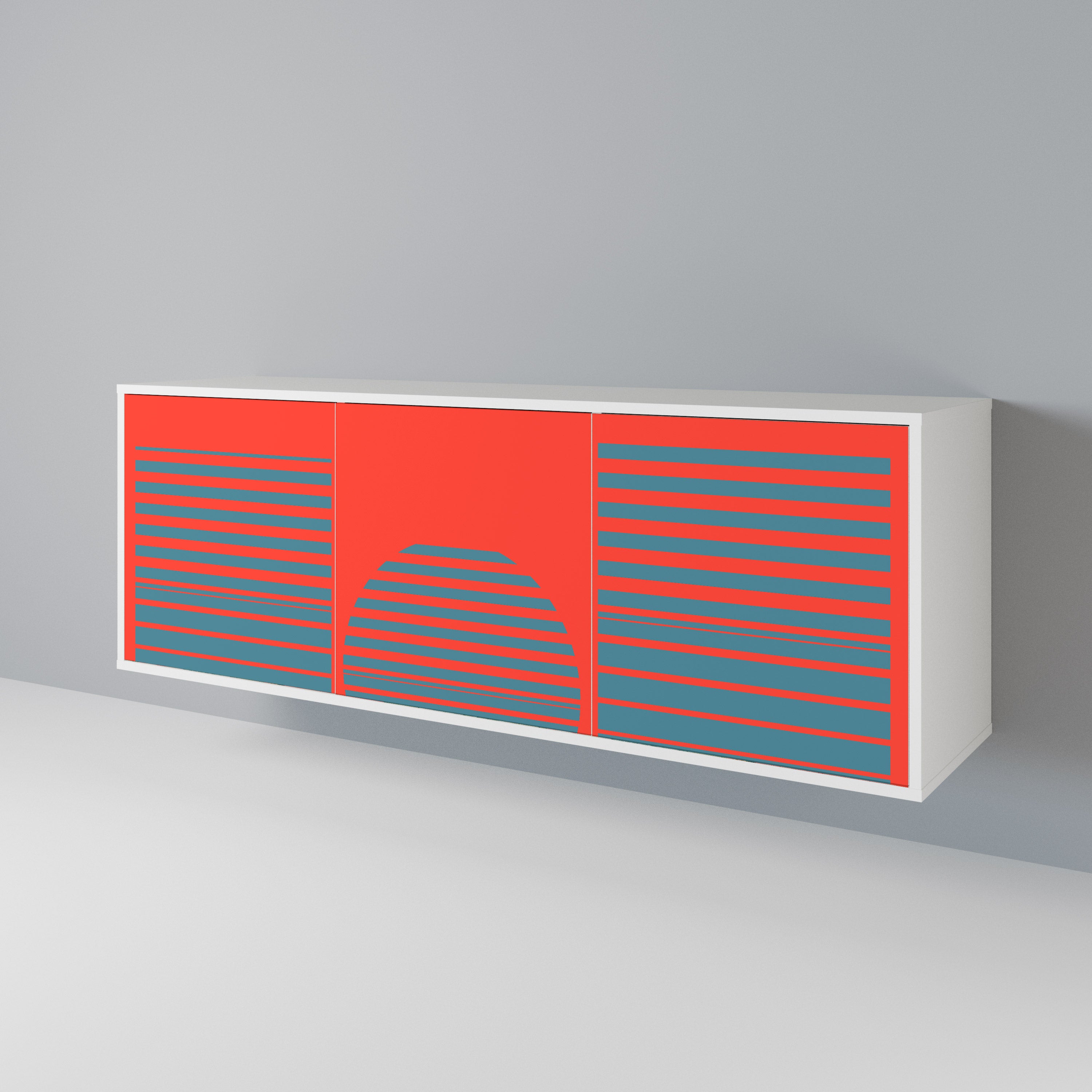 RISING GEOMETRY STARS 3-Door Sideboard