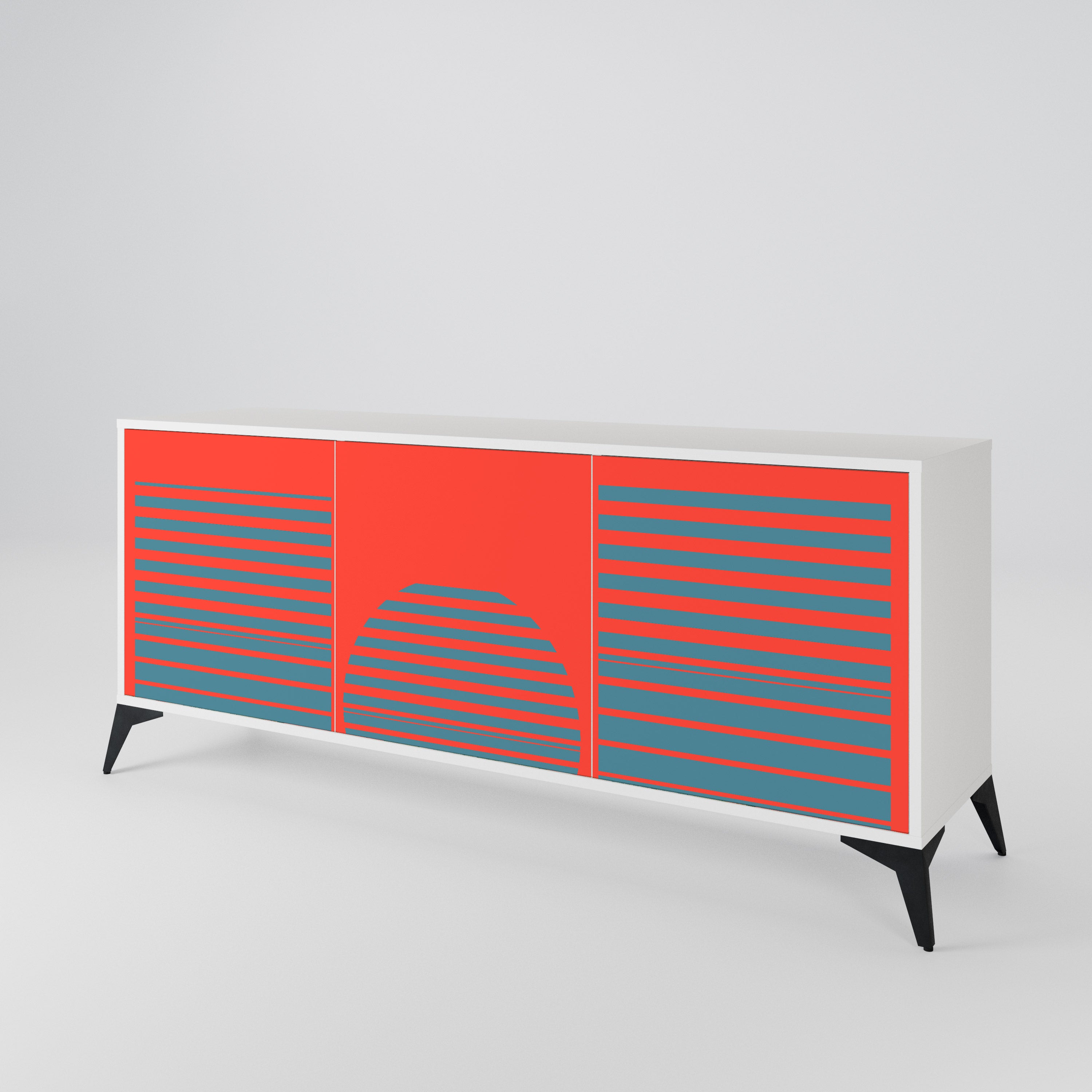 RISING GEOMETRY STARS 3-Door Sideboard