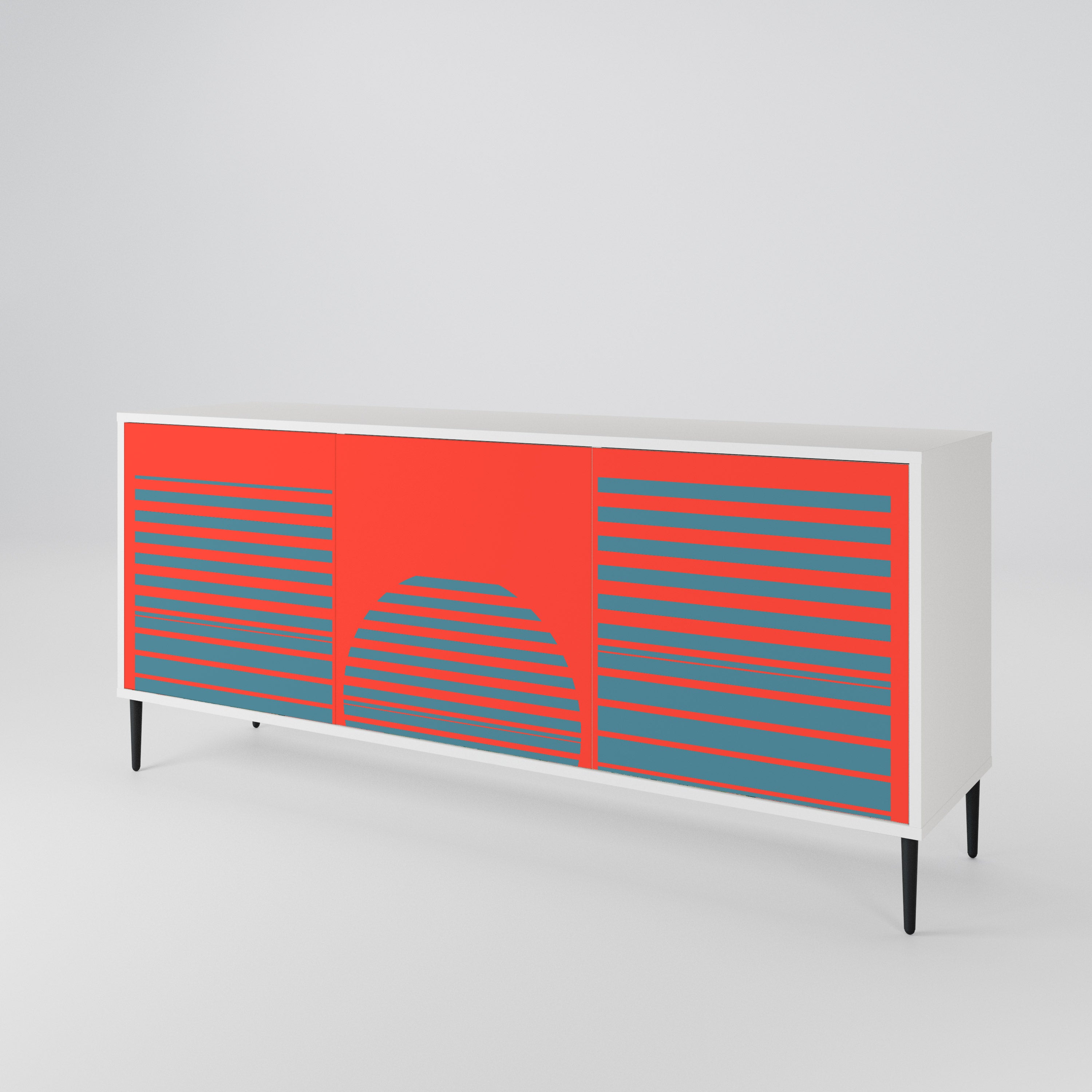 RISING GEOMETRY STARS 3-Door Sideboard