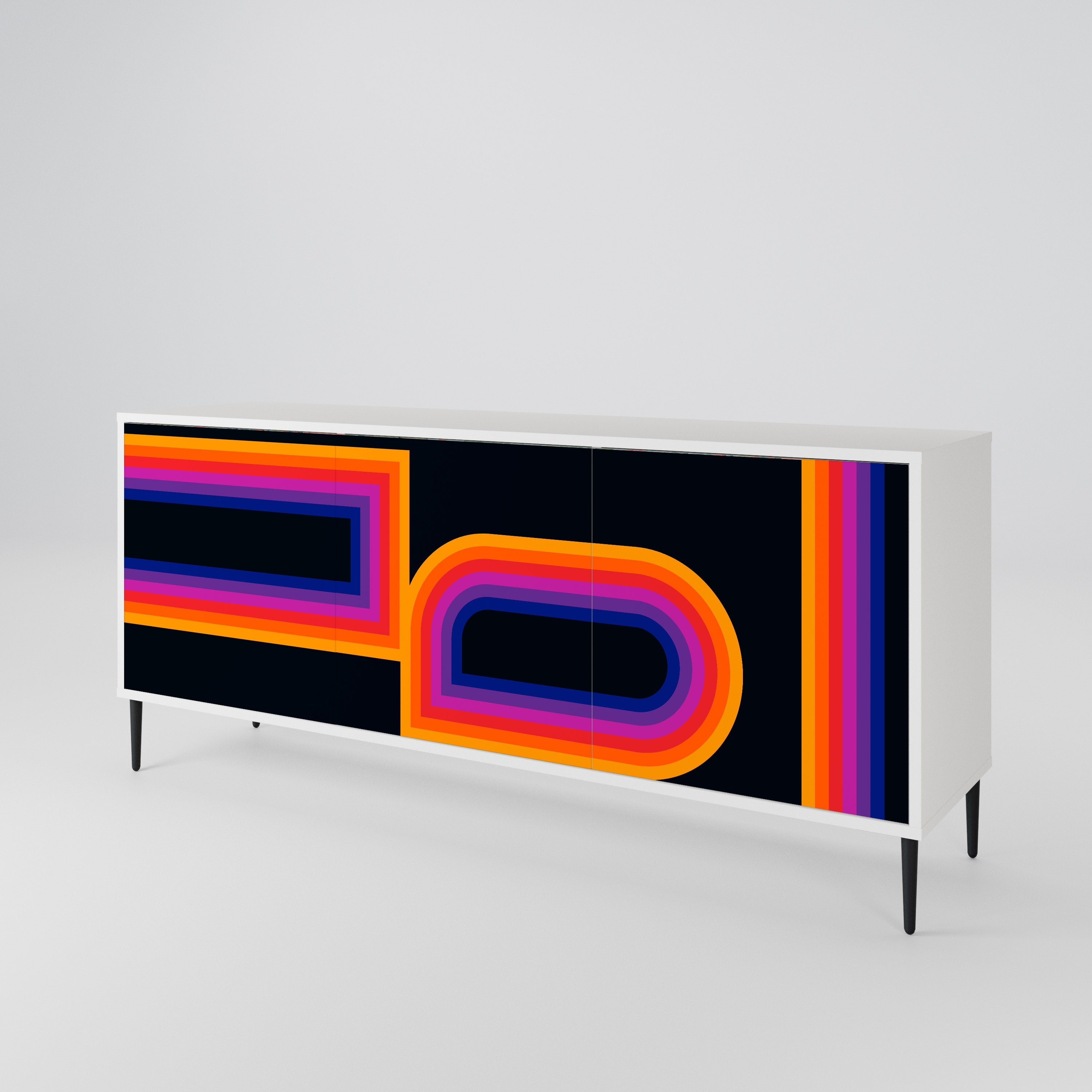BLINDED BY THE LIGHTS 3-Door Sideboard