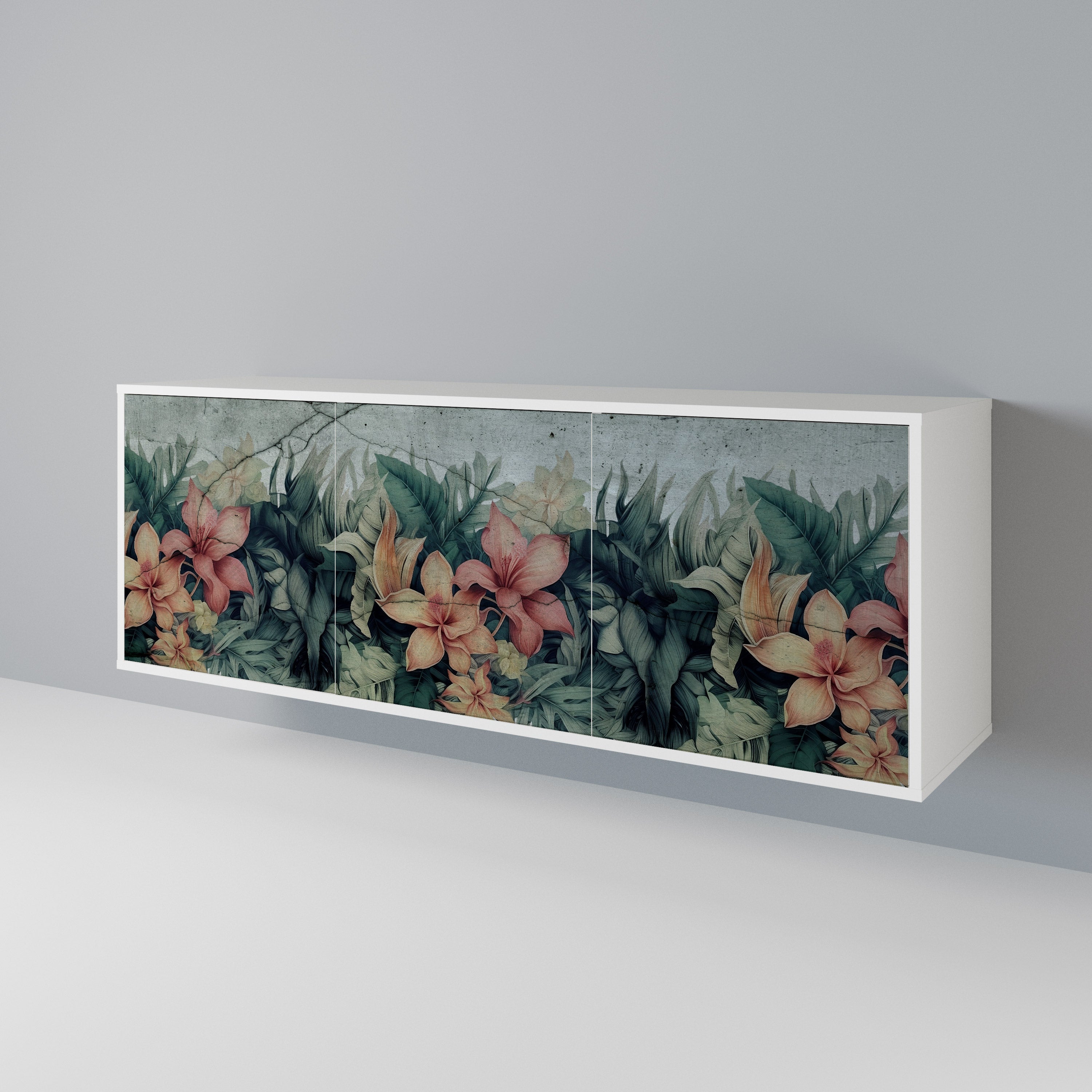 HEAVENLY BLOOM Skänk med tre dörrar