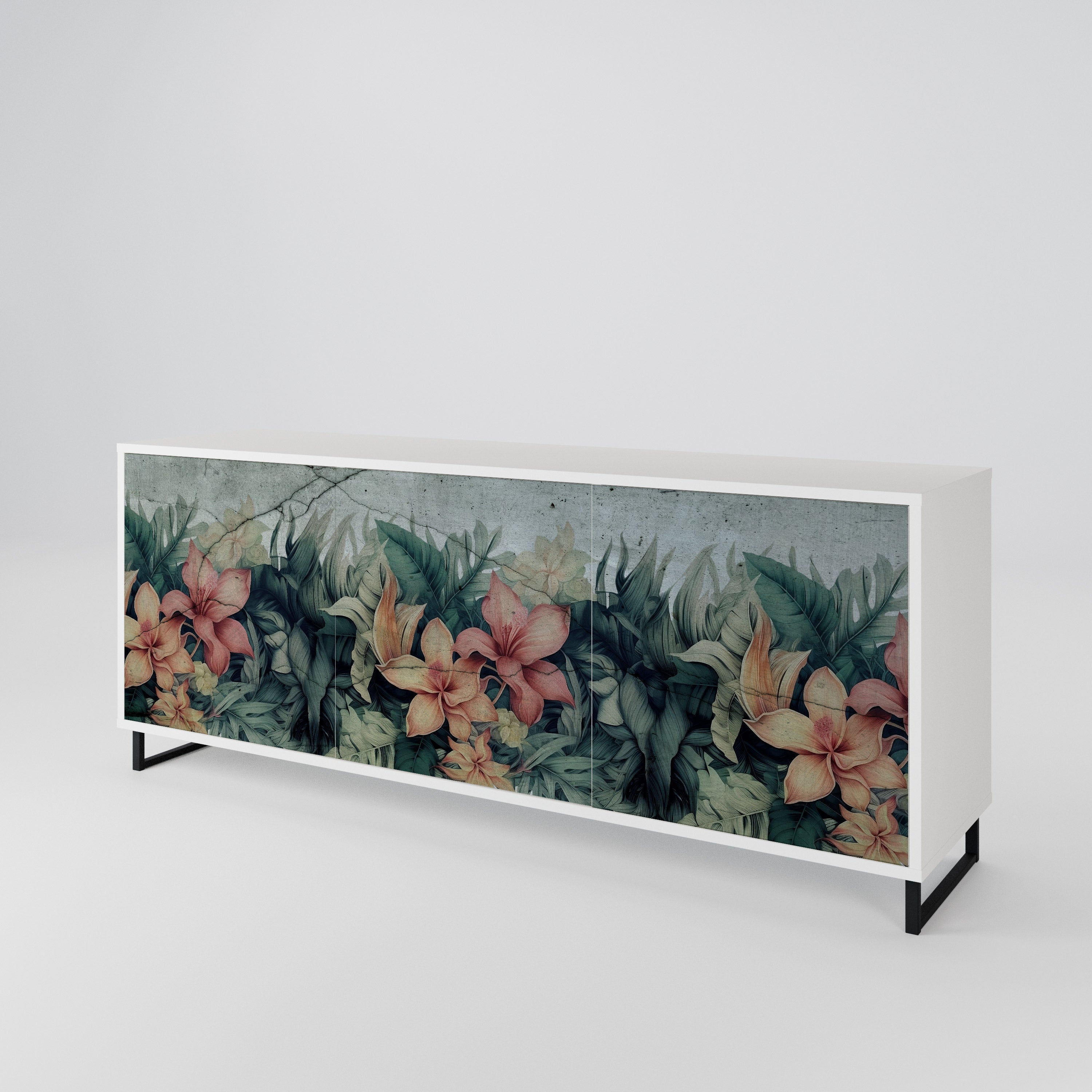 HEAVENLY BLOOM Skänk med tre dörrar