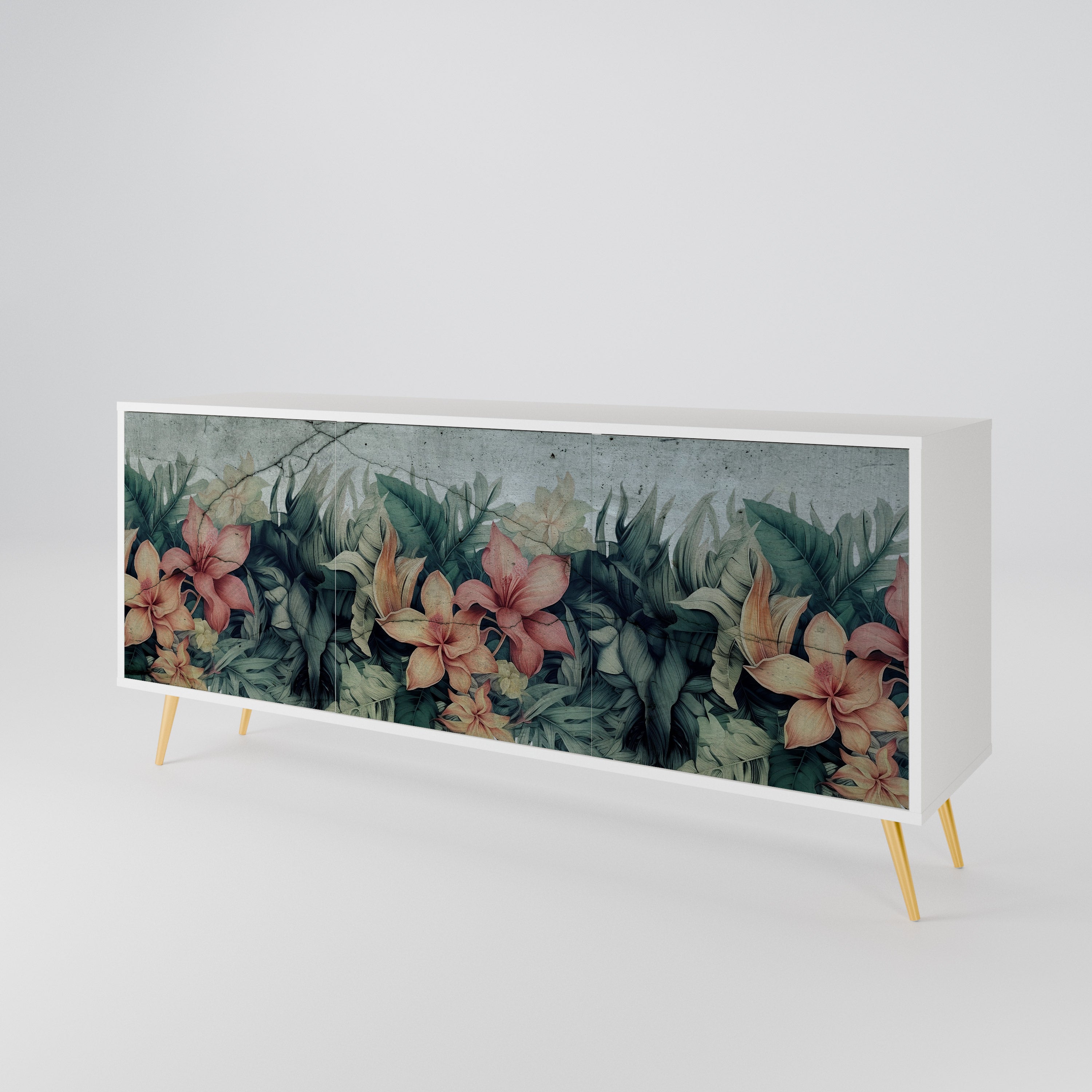 HEAVENLY BLOOM Skänk med tre dörrar
