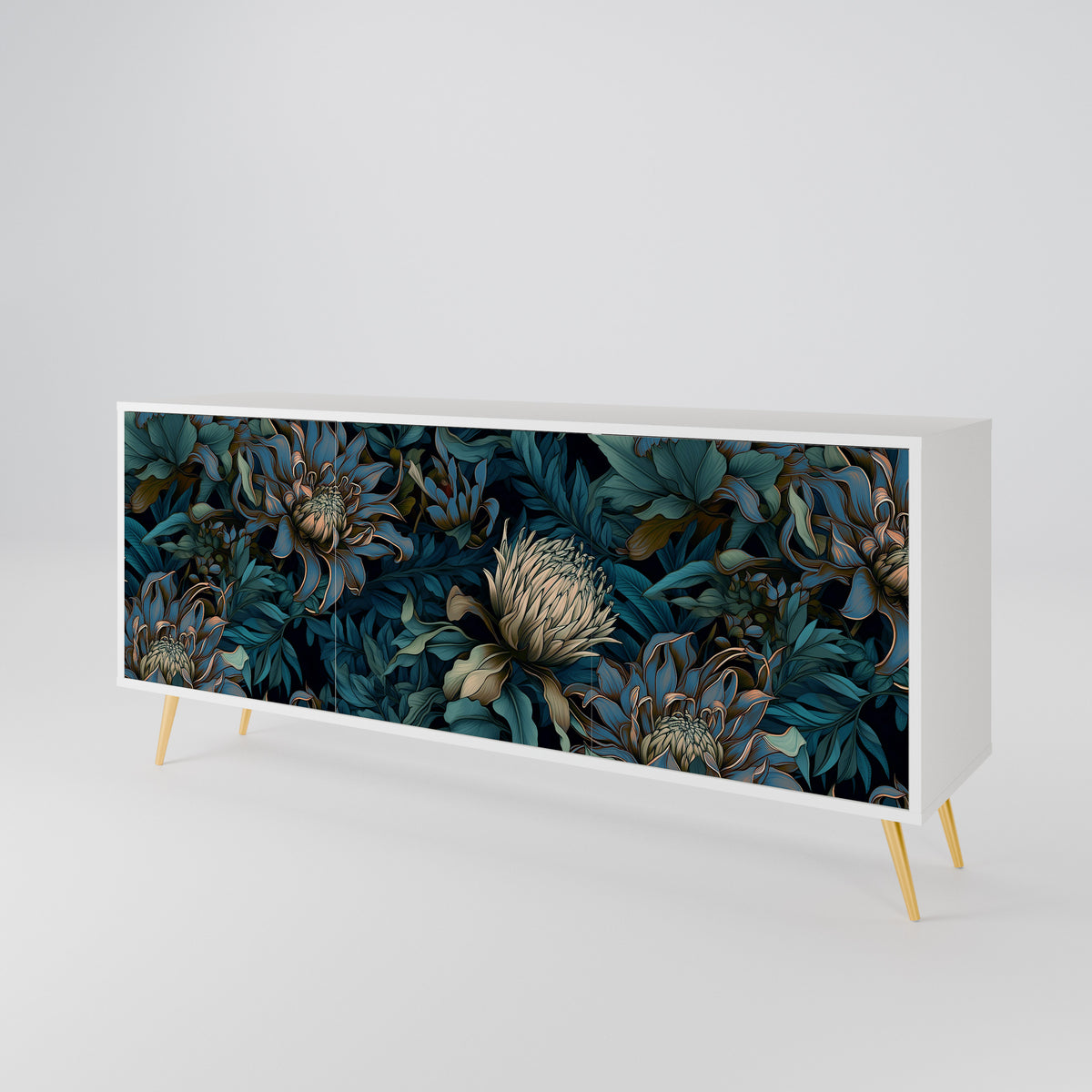 TWILIGHT BLOOM 3-Door Sideboard