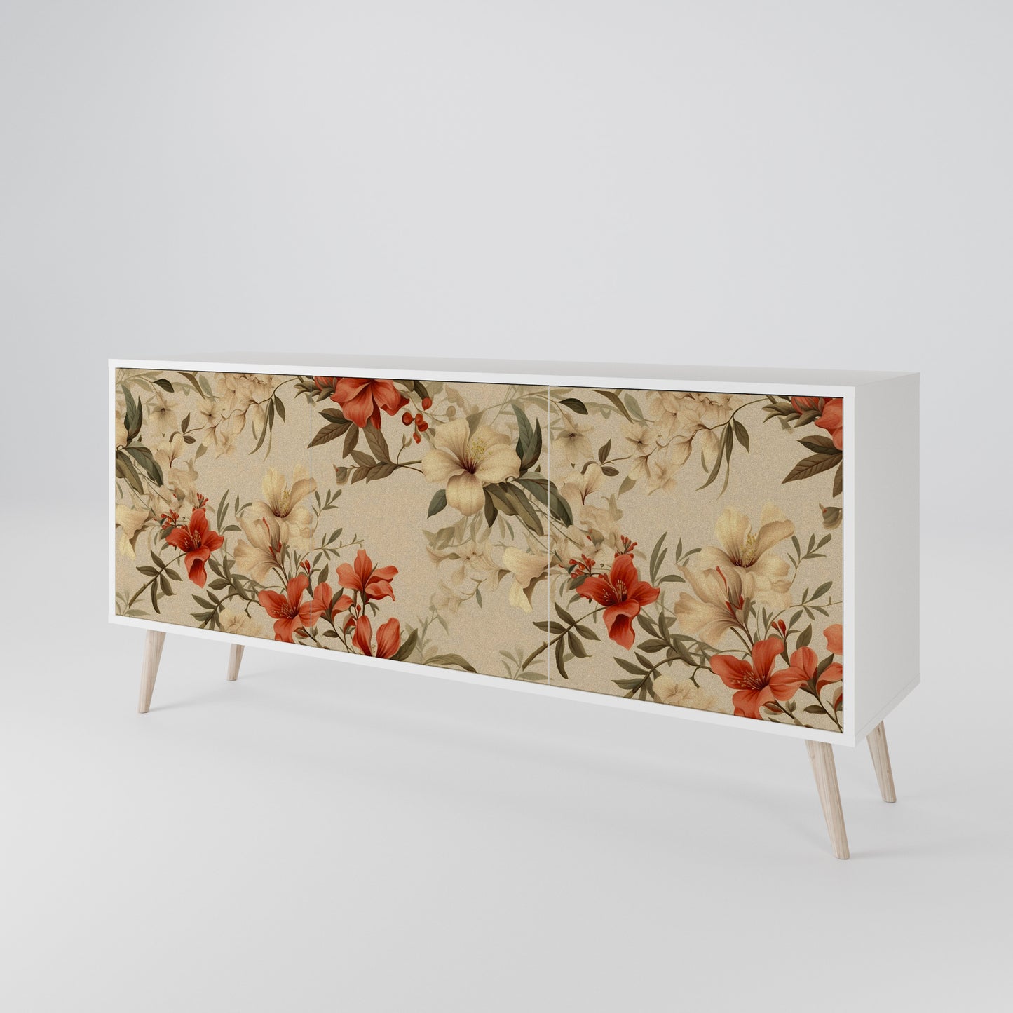 BLOOMING HARMONY 3-Door Sideboard