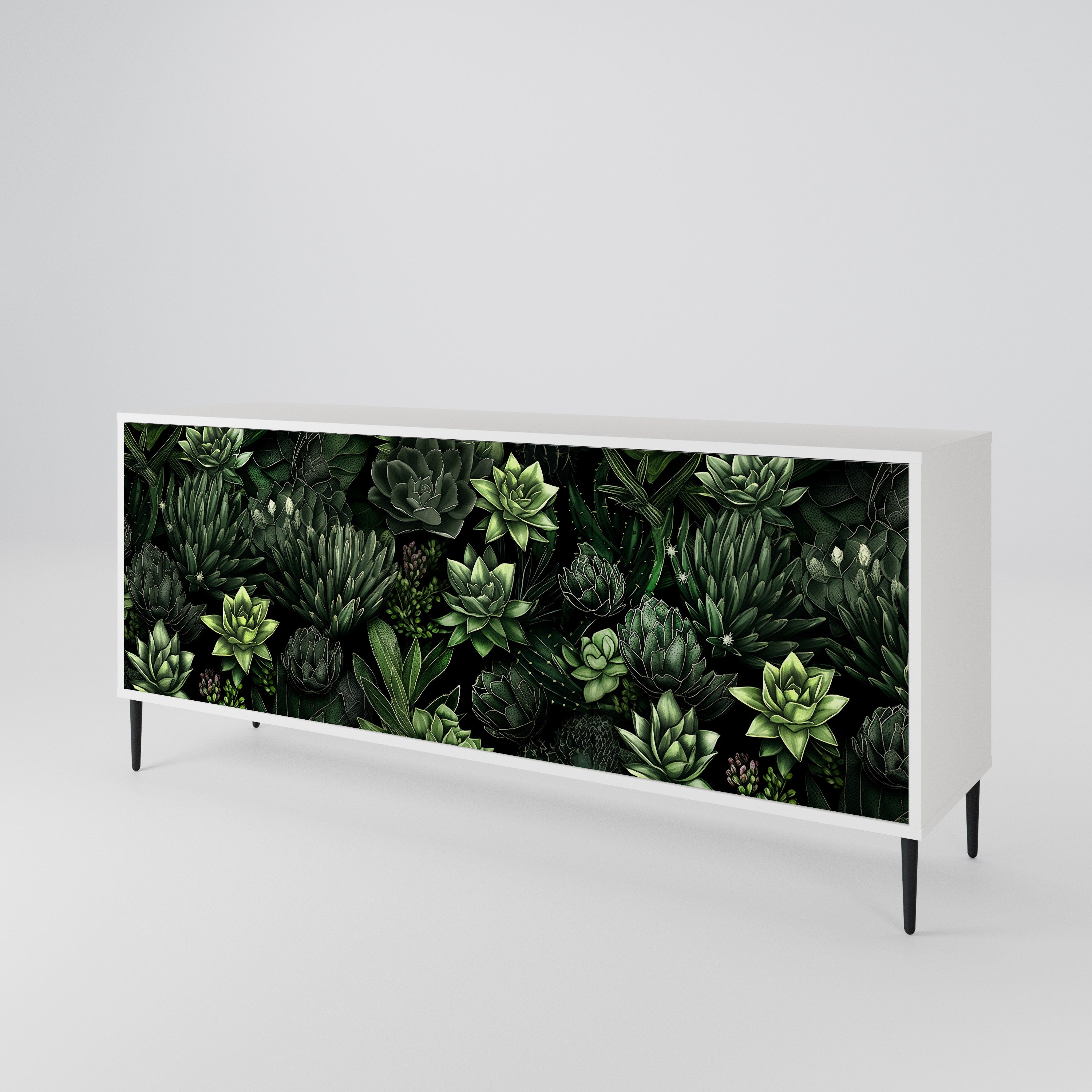 SUCCULENT JUNGLE 3-Door Sideboard