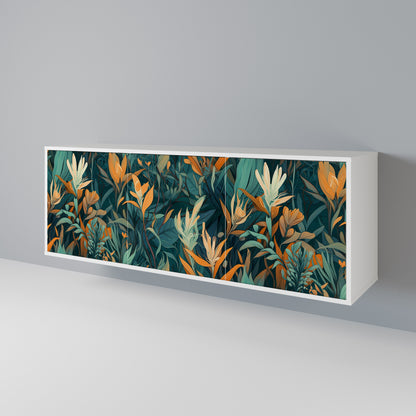 FLORAL SERENITY Skänk med tre dörrar