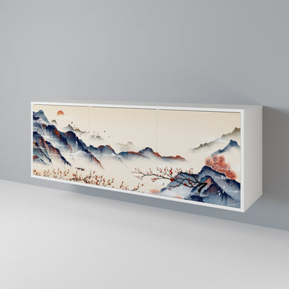 JAPANESE LANDSCAPE 3-Door Sideboard