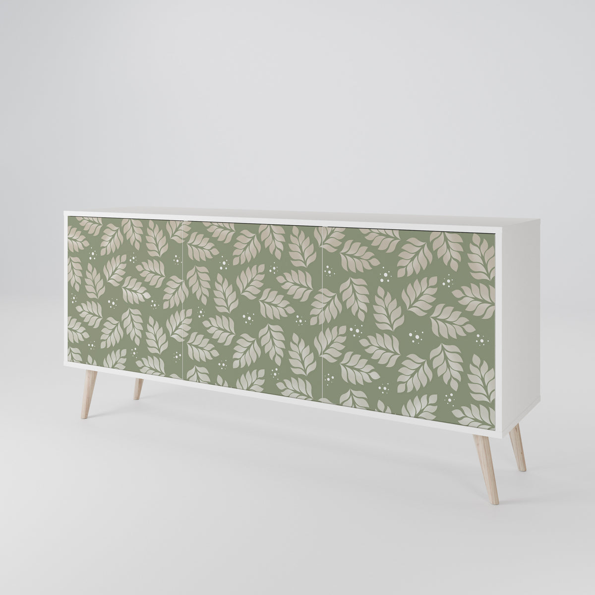 LEAVES ON GREEN 3-Door Sideboard