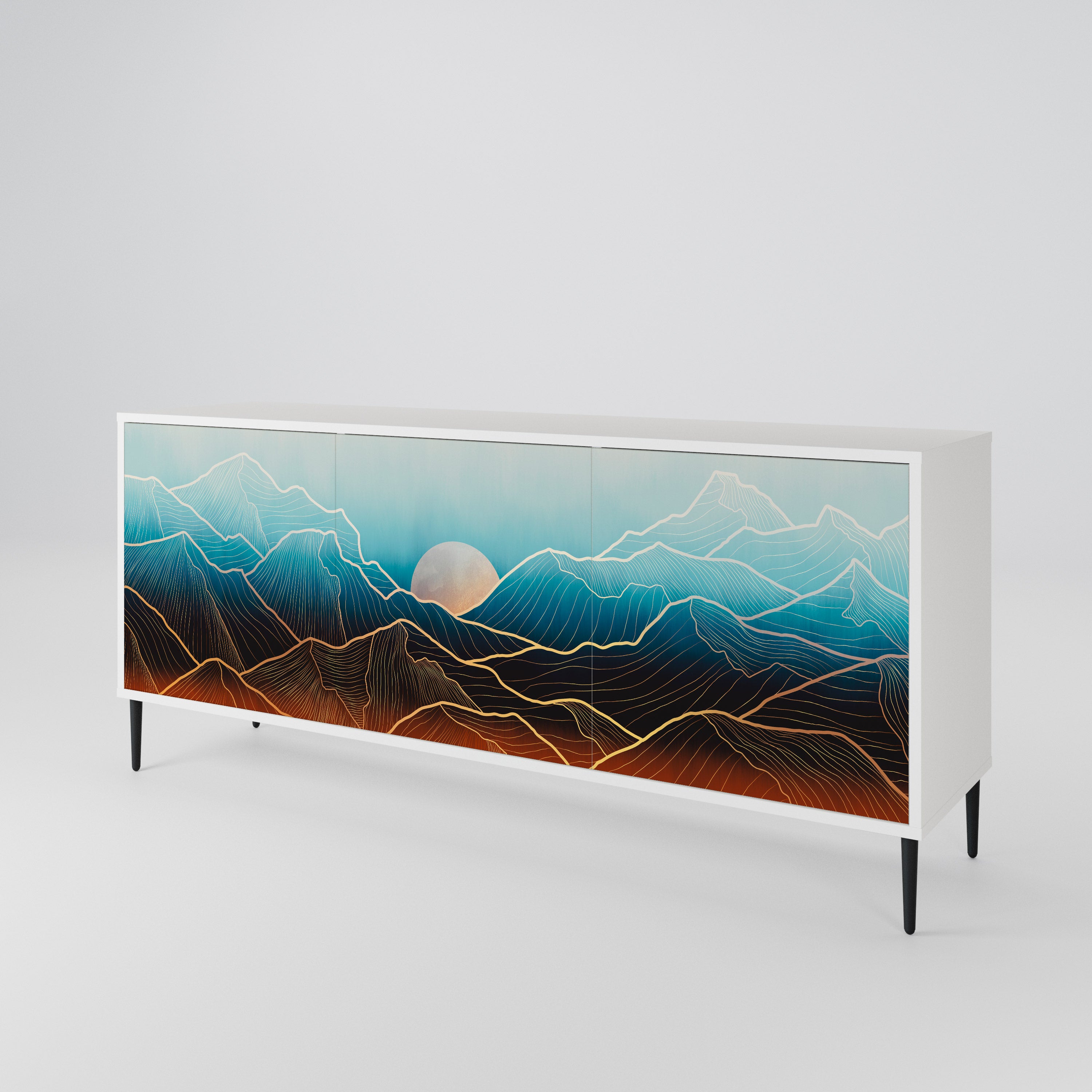 LUNAR SECRETS 3-Door Sideboard