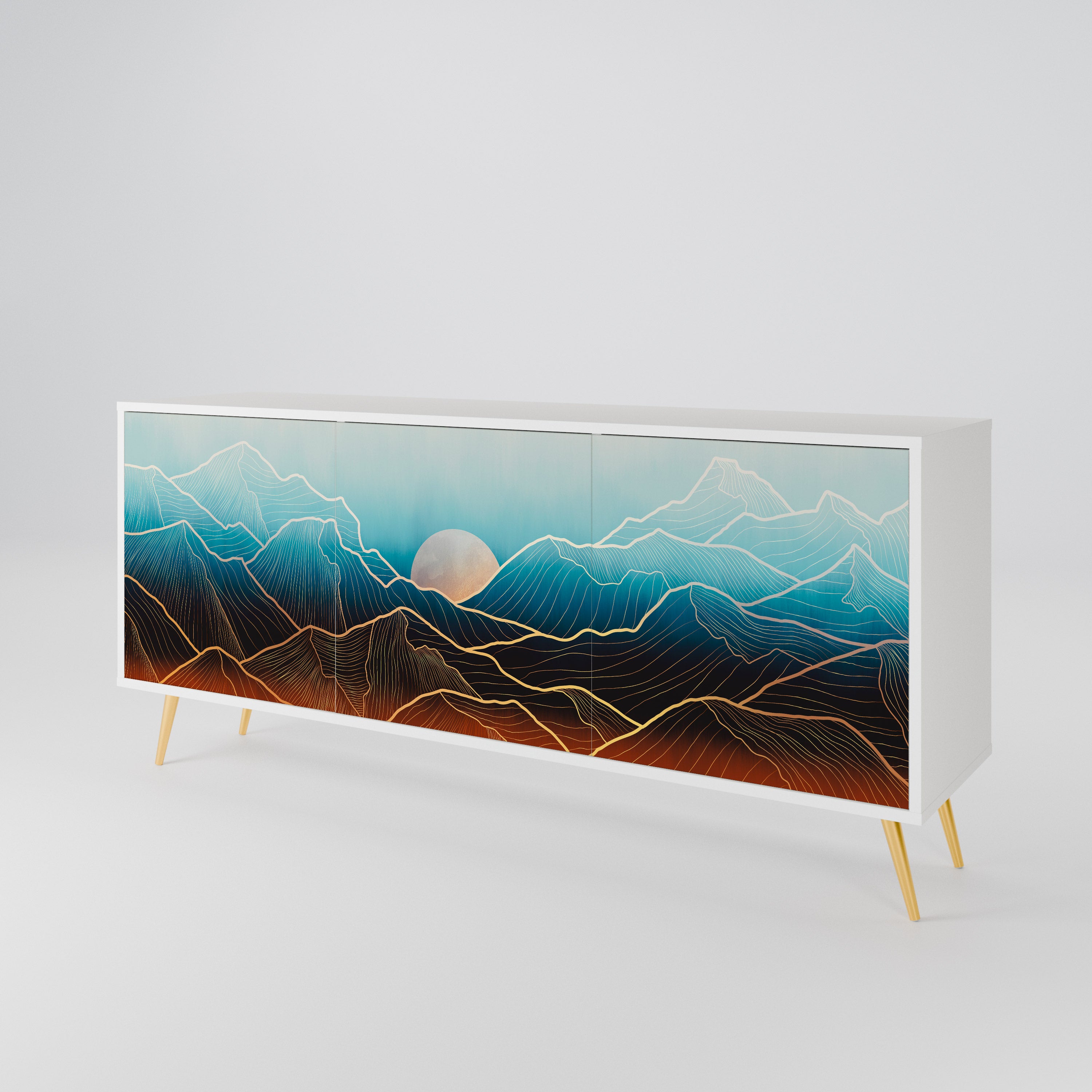 LUNAR SECRETS 3-Door Sideboard