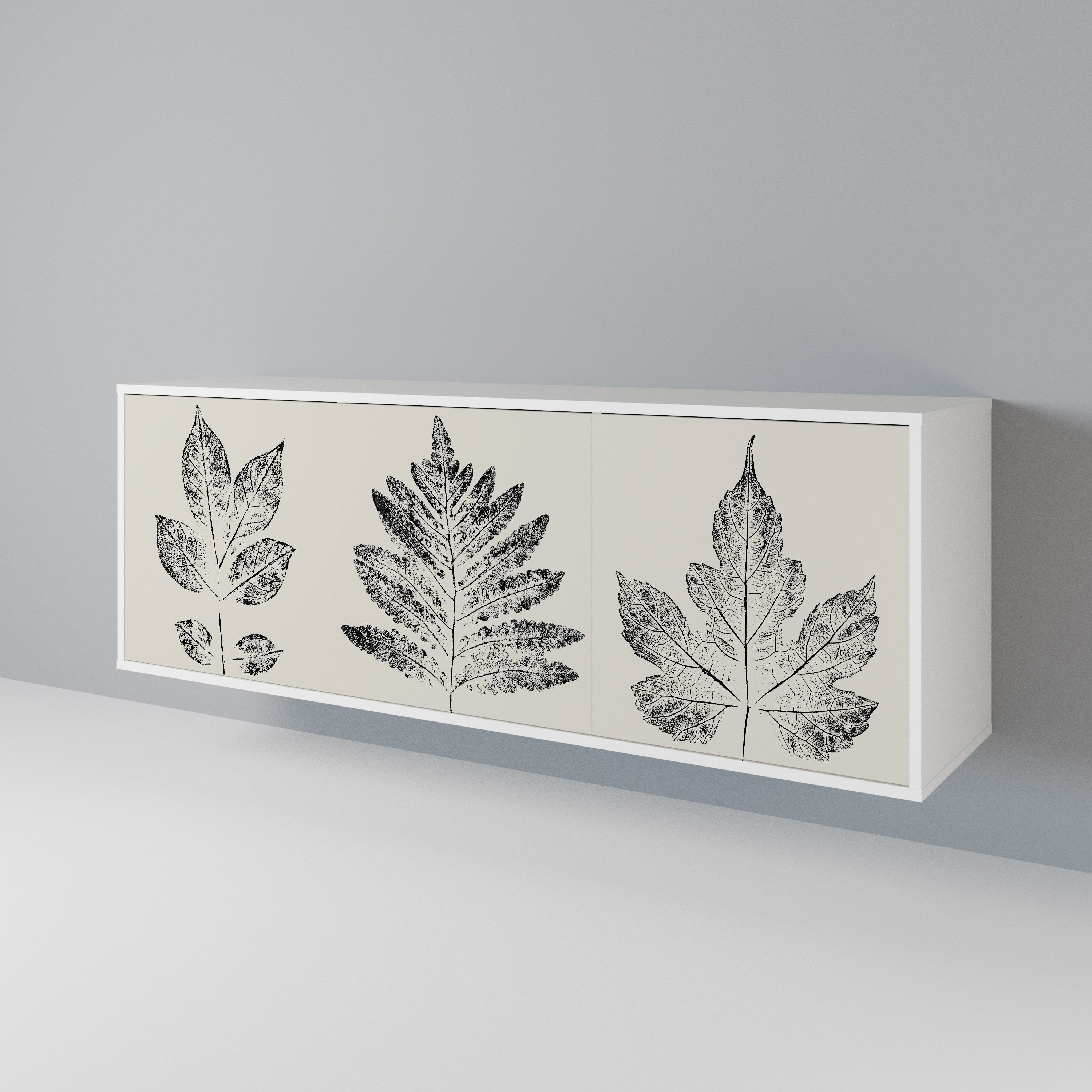 LEAFY STAMPS 3-Door Sideboard