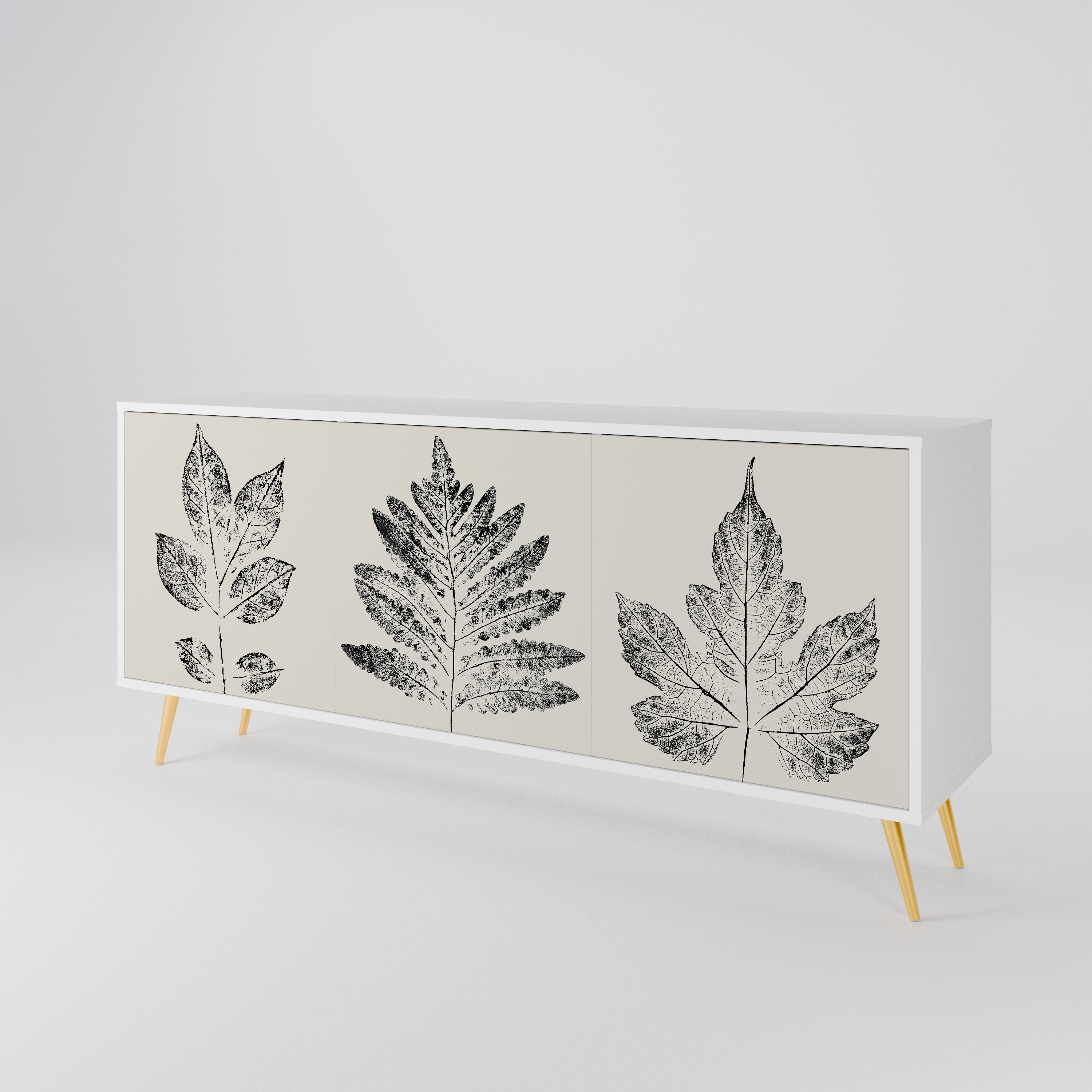 LEAFY STAMPS 3-Door Sideboard