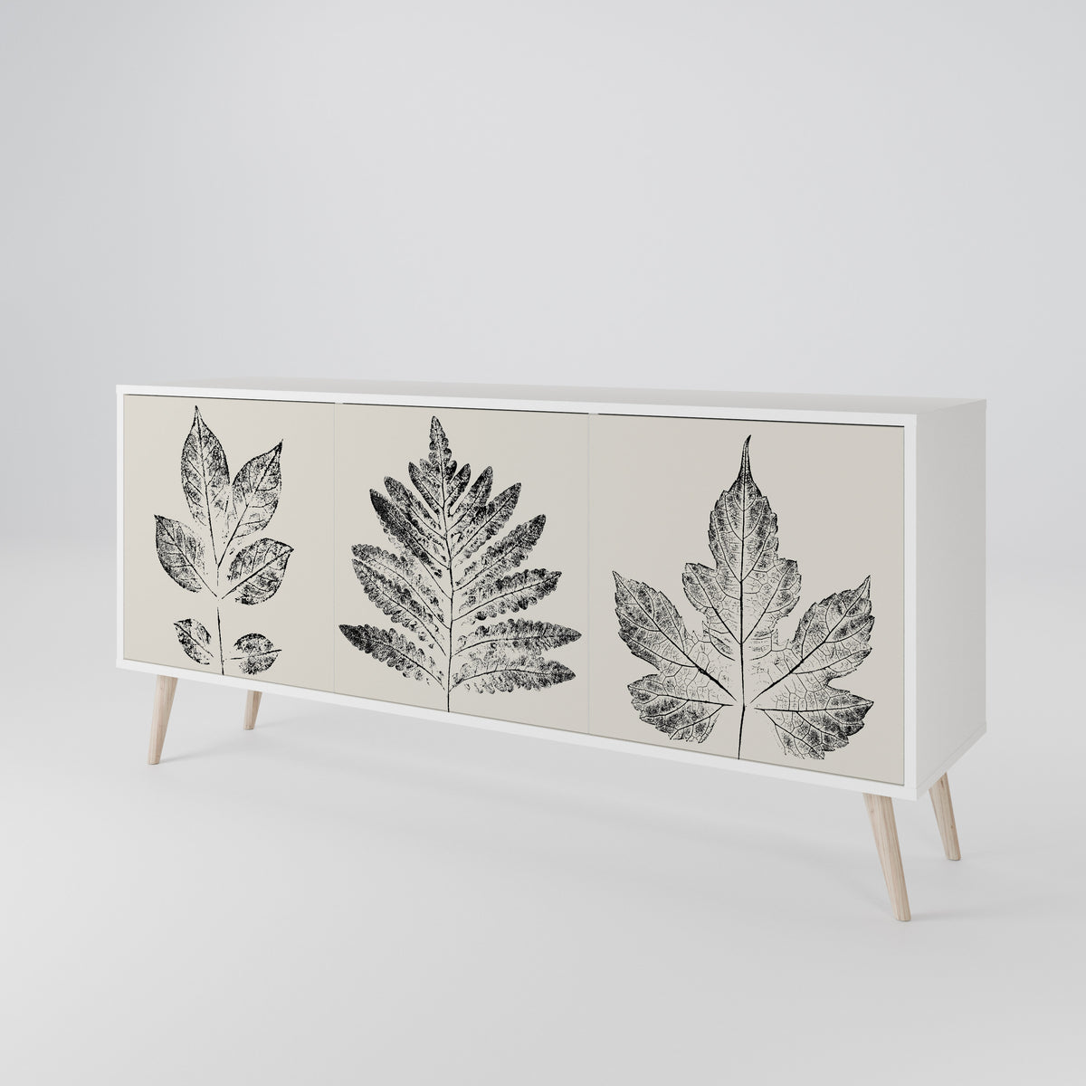 LEAFY STAMPS 3-Door Sideboard