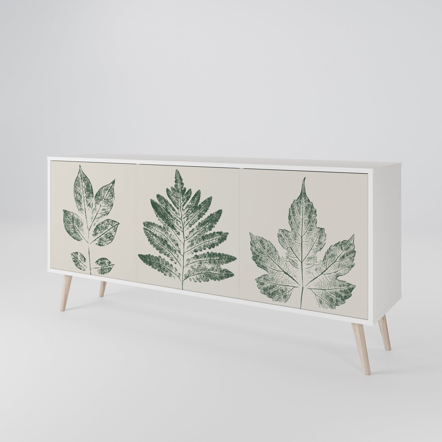 GREEN LEAFY STAMPS Skänk med tre dörrar