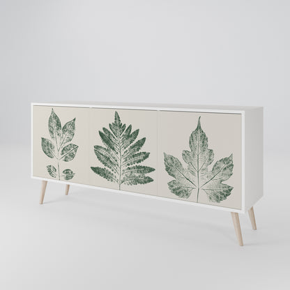 GREEN LEAFY STAMPS Skänk med tre dörrar