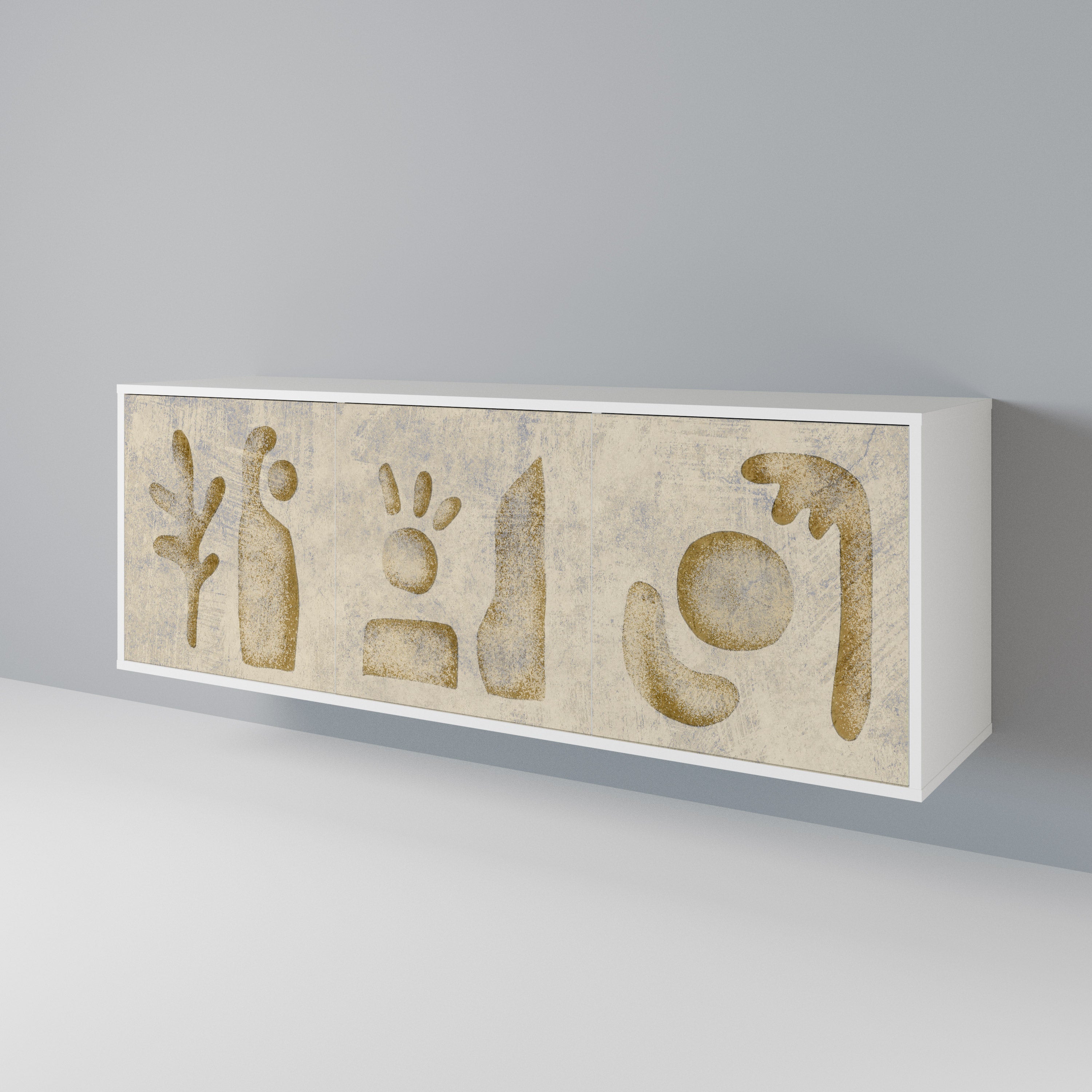SAND SCULPTURES 3-Door Sideboard